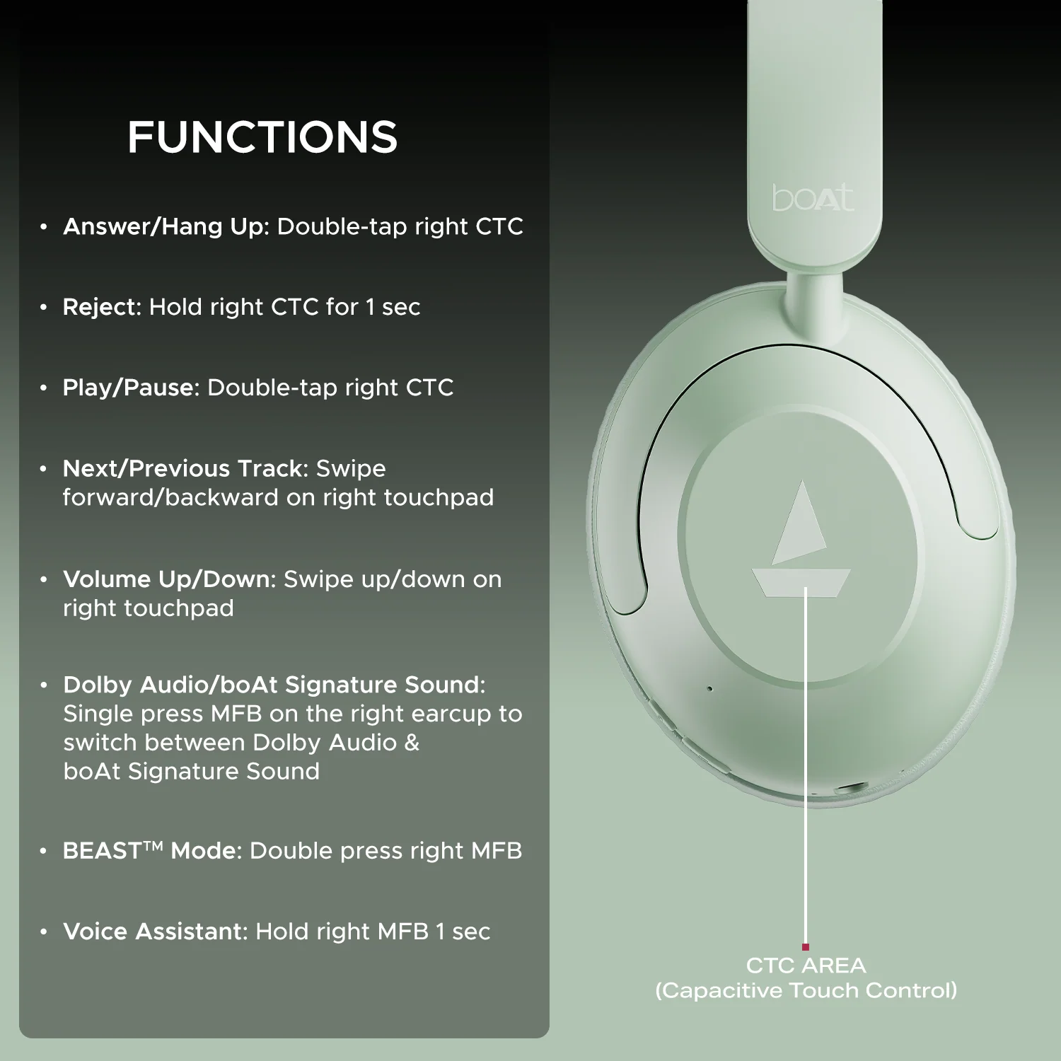 boAt Rockerz 650 Pro | Wireless Headphone with 80 Hours Playback, Dolby Audio, Touch & Swipe Controls - Image 31