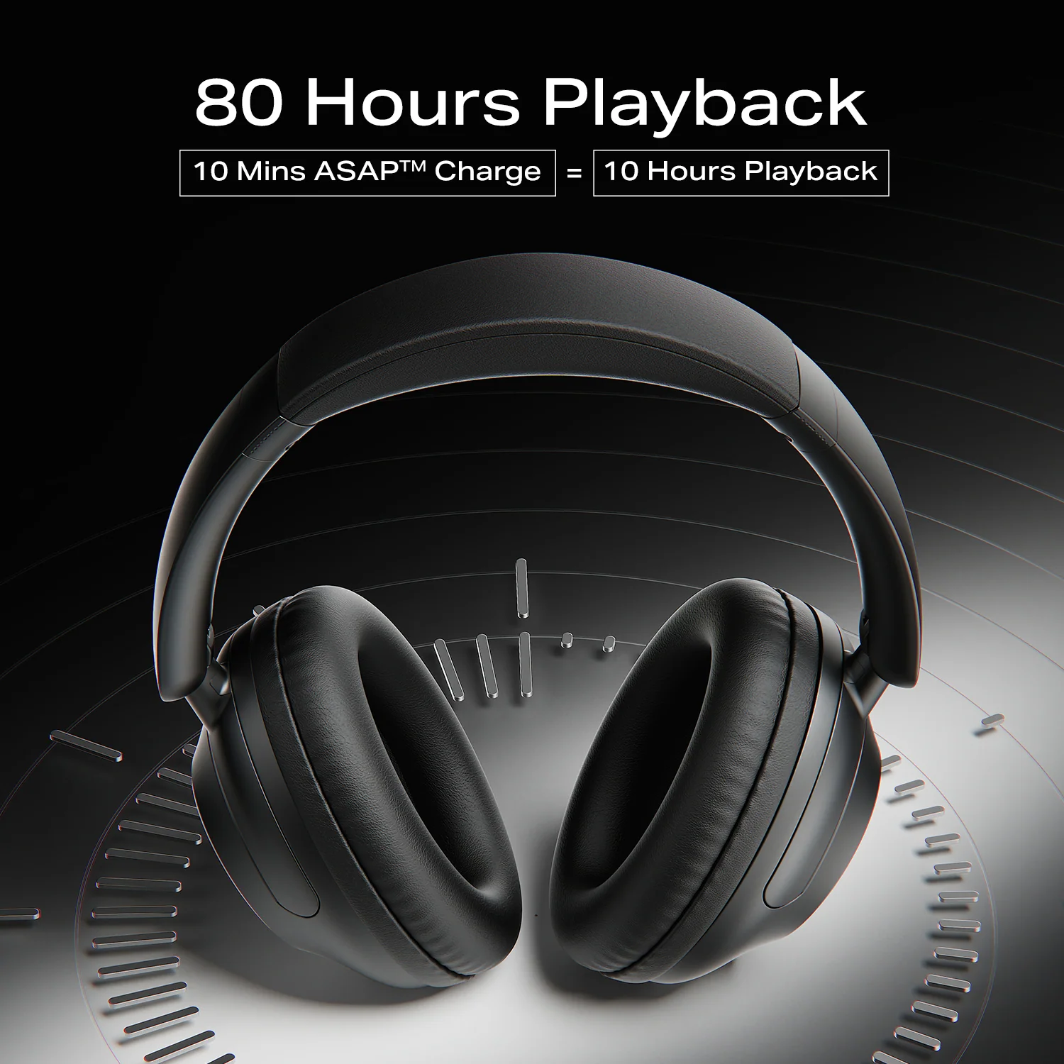 boAt Rockerz 650 Pro | Wireless Headphone with 80 Hours Playback, Dolby Audio, Touch & Swipe Controls - Image 5