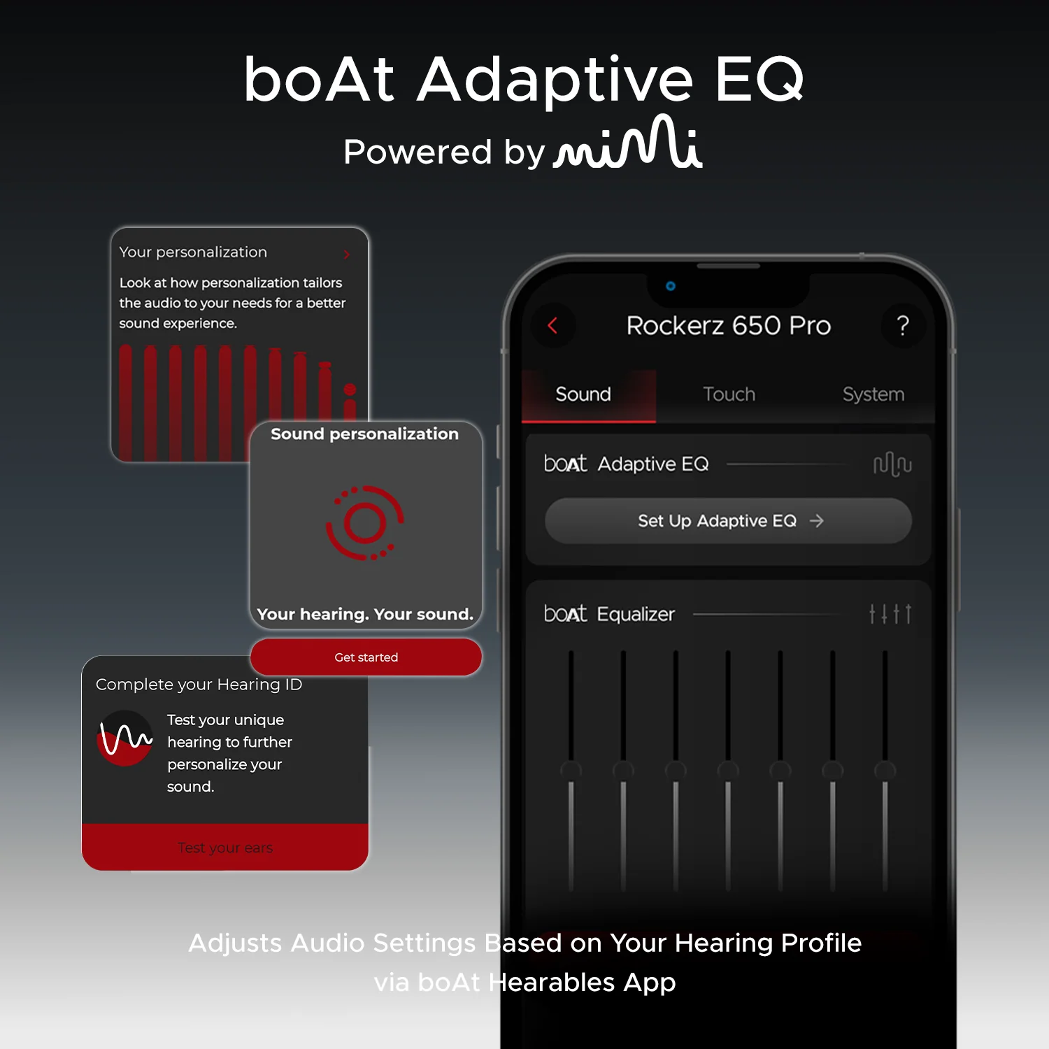 boAt Rockerz 650 Pro | Wireless Headphone with 80 Hours Playback, Dolby Audio, Touch & Swipe Controls - Image 8