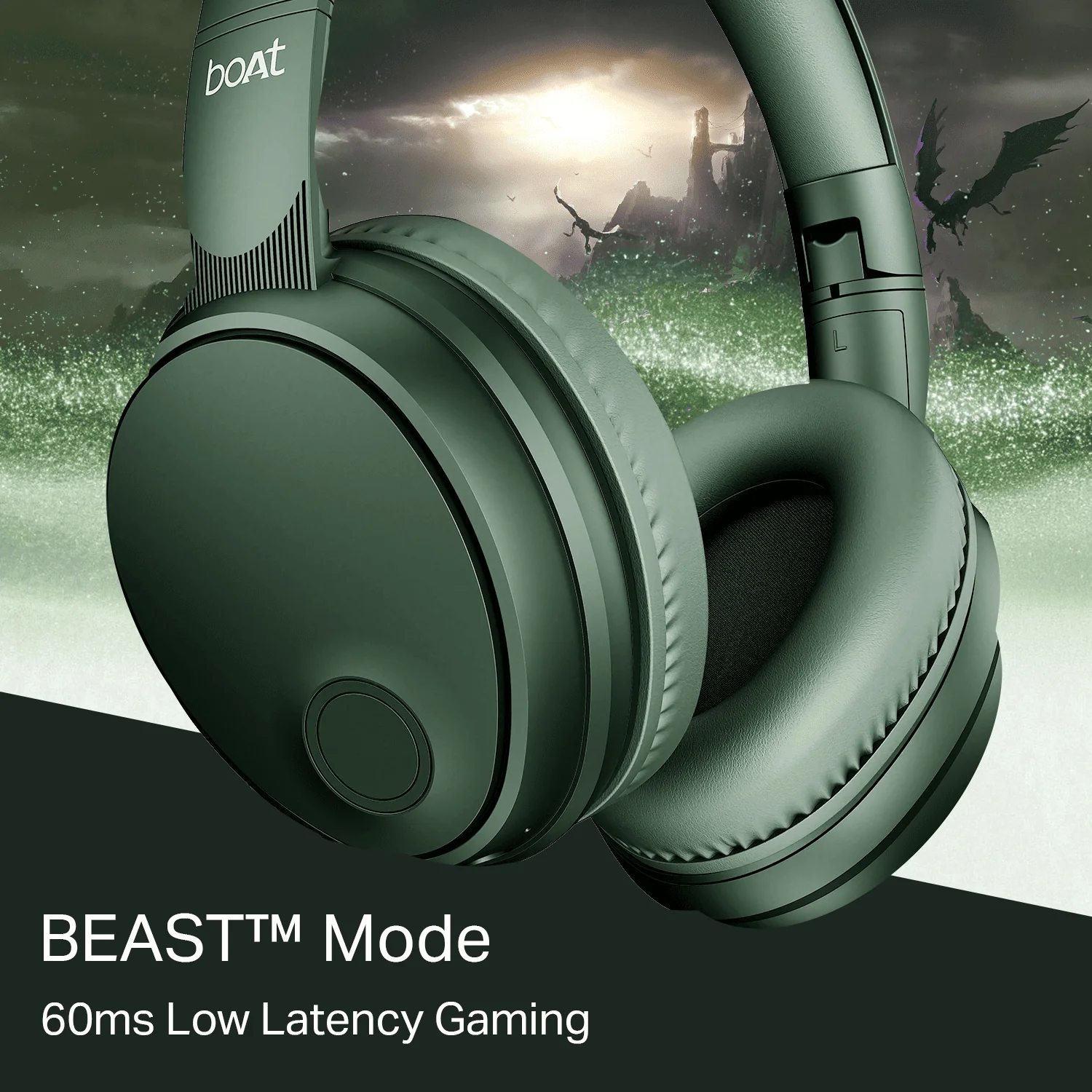 boAt Rockerz Trendz | Wireless Headphones with 50 Hours Playback, BEAST™ Mode & ENx™ Calling - Image 10