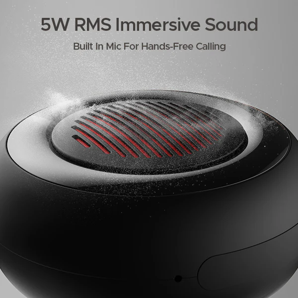 boAt Stone 105 | Portable Bluetooth Speaker with 5W RMS Immersive Sound, 11 Hours Playback, Bluetooth v5.0 - Image 4