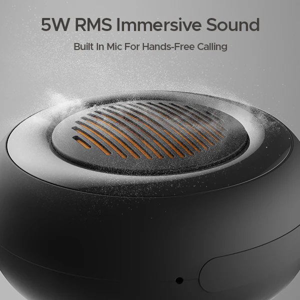 boAt Stone 105 | Portable Bluetooth Speaker with 5W RMS Immersive Sound, 11 Hours Playback, Bluetooth v5.0 - Image 9