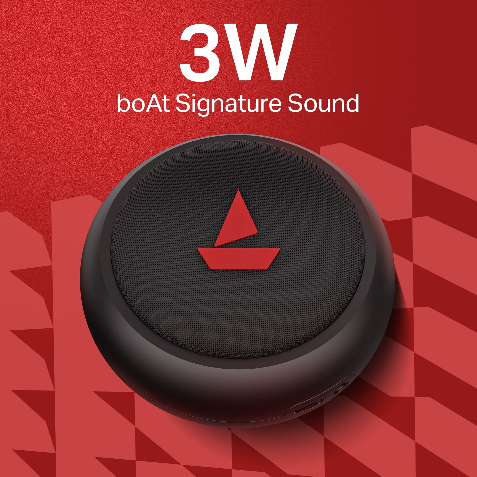 boAt Stone 108 | Portable Bluetooth Speaker with 3W Sound, 12H Playback, TWS feature & IPX4 Resistance - Image 9