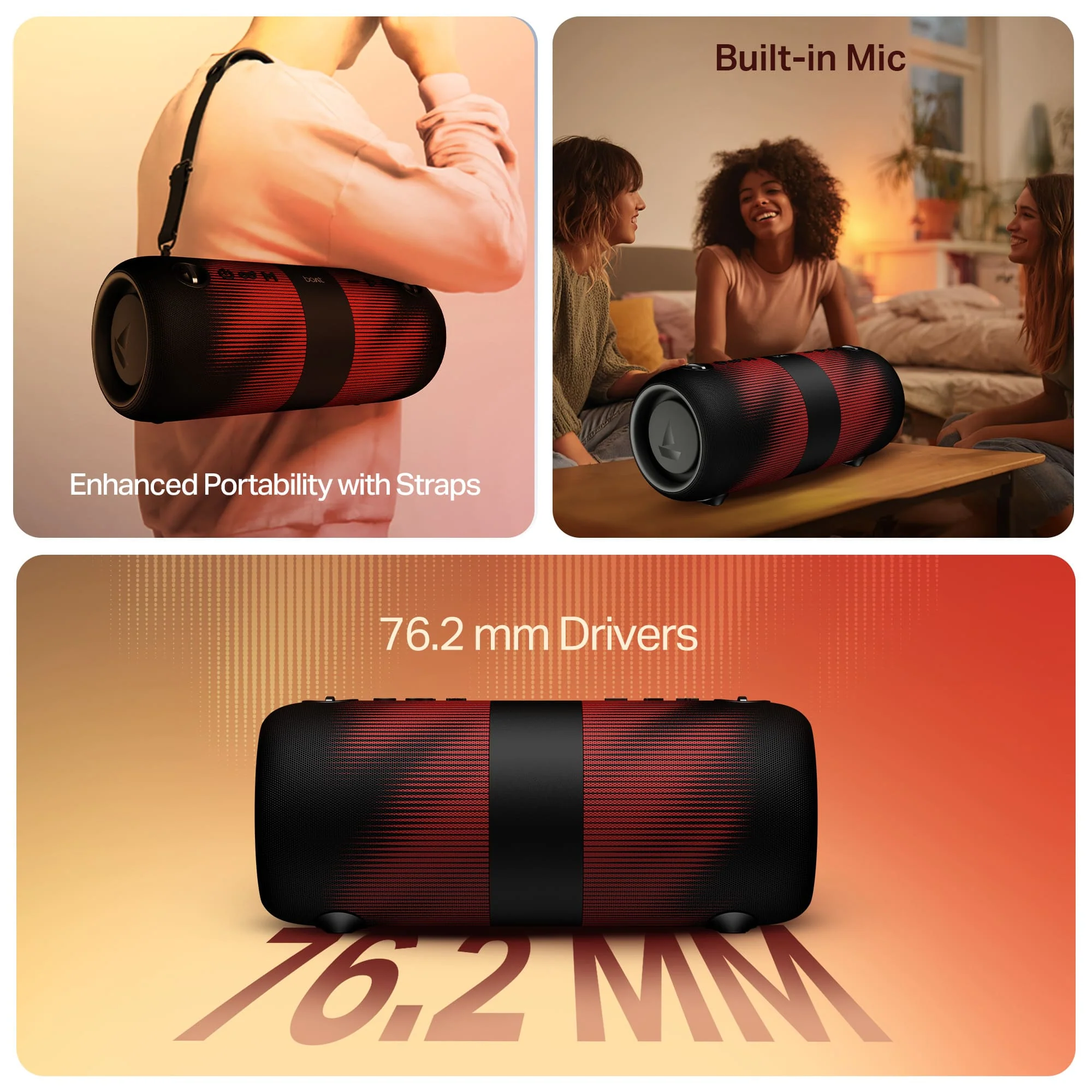 boAt Stone 1200 Pro | Bluetooth Speaker with 60W Sound, 7.5H Playback & TWS Mode - Image 22
