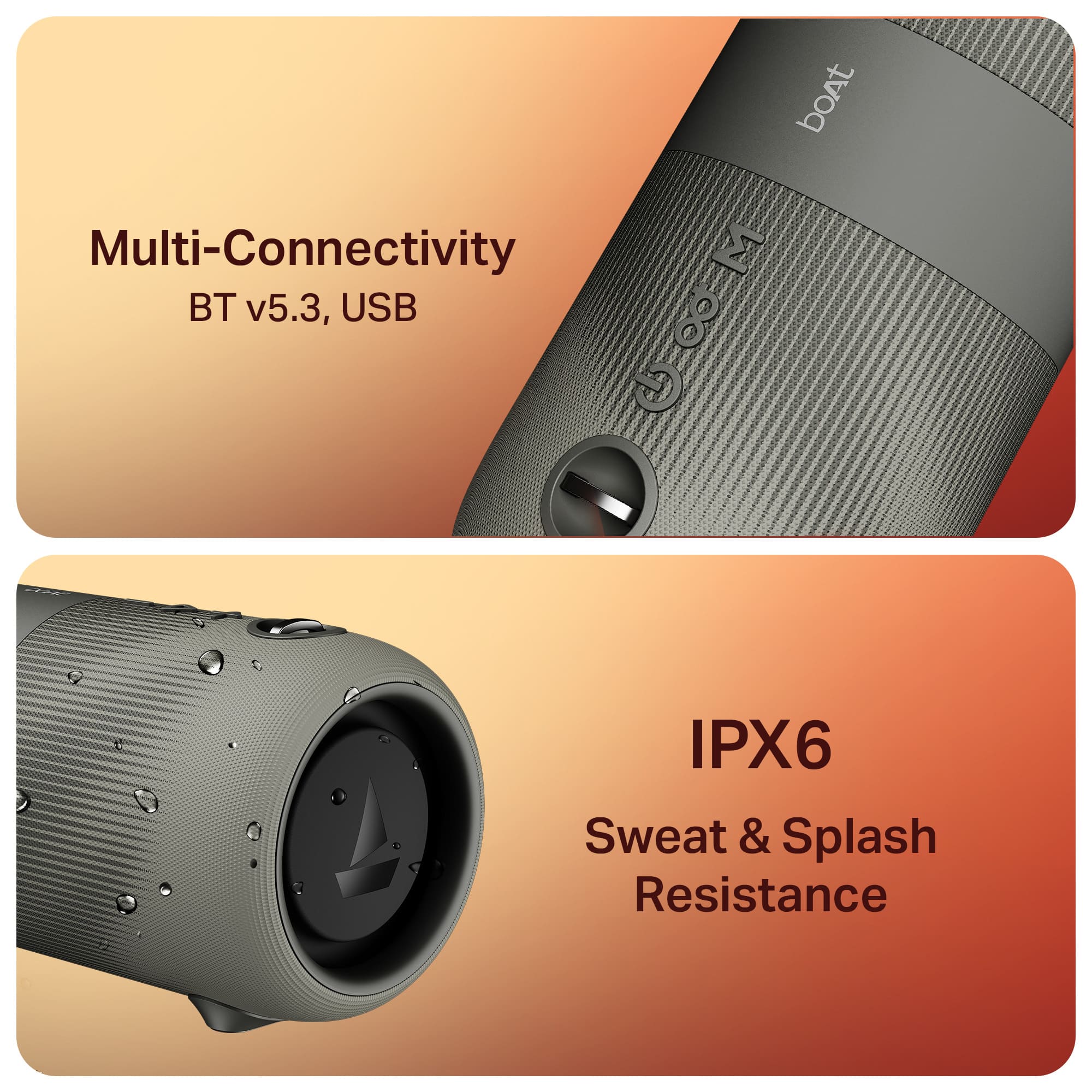 boAt Stone 1200 Pro | Bluetooth Speaker with 60W Sound, 7.5H Playback & TWS Mode - Image 6