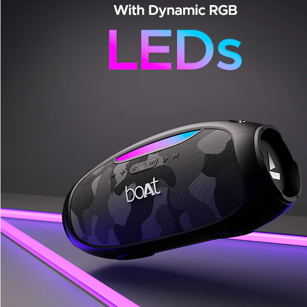 boAt Stone 1800 | Portable Bluetooth Speaker with 90W boAt Signature Sound, 5 Hours Playback, Bluetooth v5.3 - Image 3