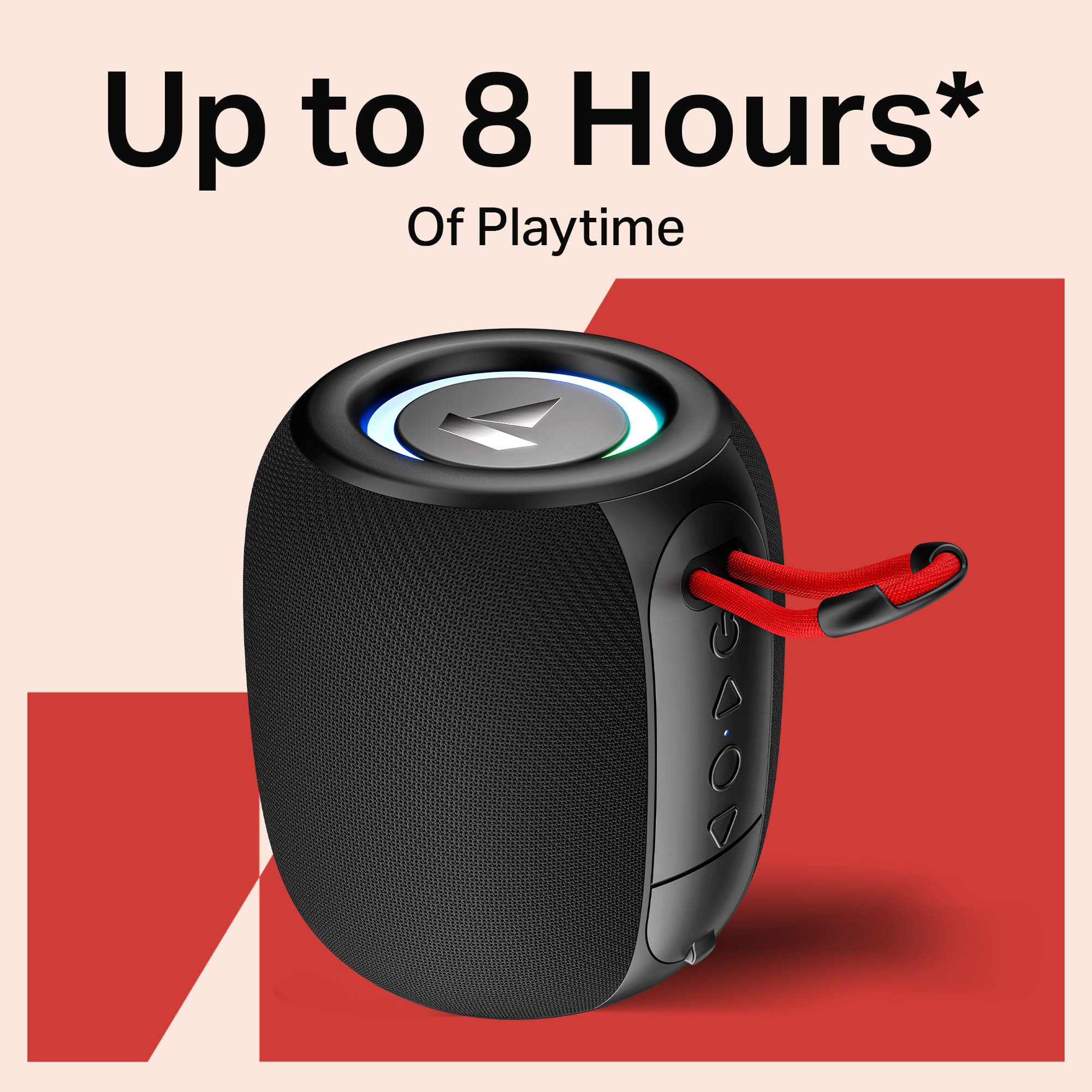 boAt Stone 208 | Portable Bluetooth Speaker with 5W Sound, TWS, RGB Lights and 8H Playback - Image 2