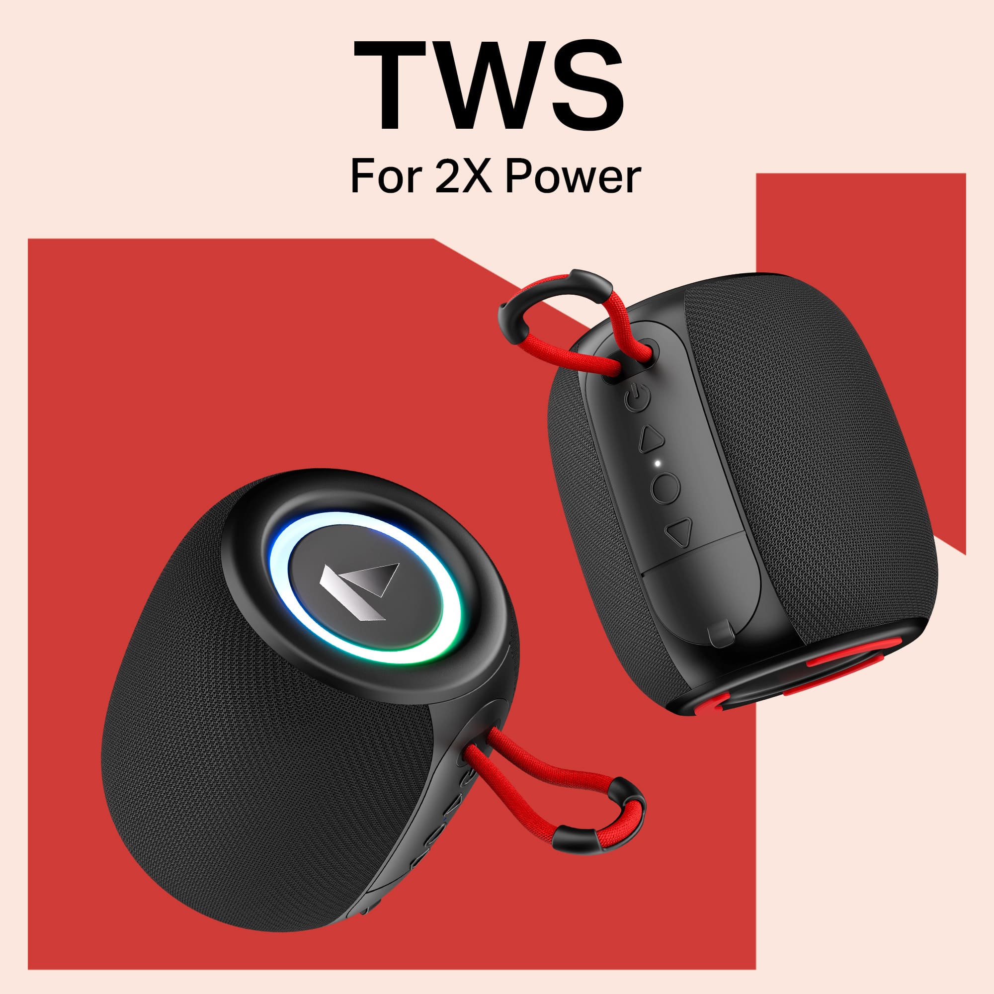 boAt Stone 208 | Portable Bluetooth Speaker with 5W Sound, TWS, RGB Lights and 8H Playback - Image 4