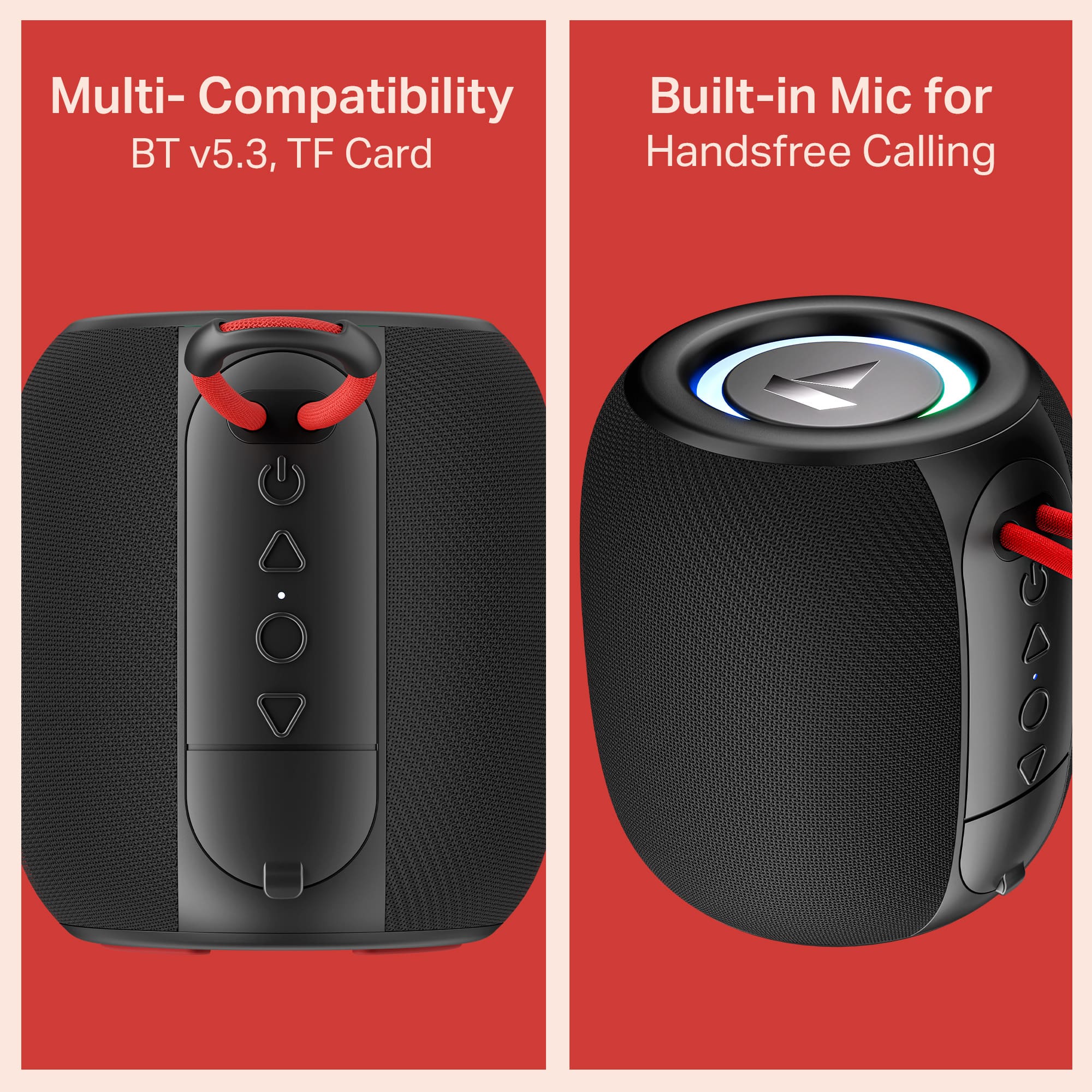 boAt Stone 208 | Portable Bluetooth Speaker with 5W Sound, TWS, RGB Lights and 8H Playback - Image 7