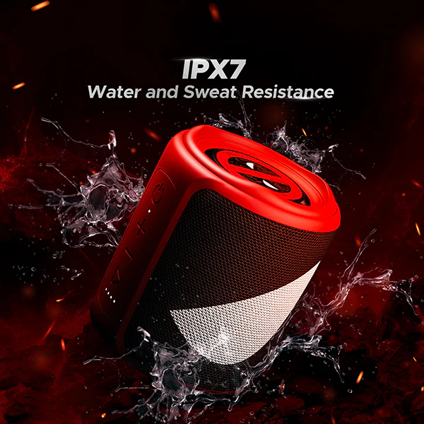 boAt Stone 350 Deadpool Edition | Portable Speaker with 10W RMS Stereo Sound, 12 Hours Playback, TWS Technology, 2200mAh battery - Image 5