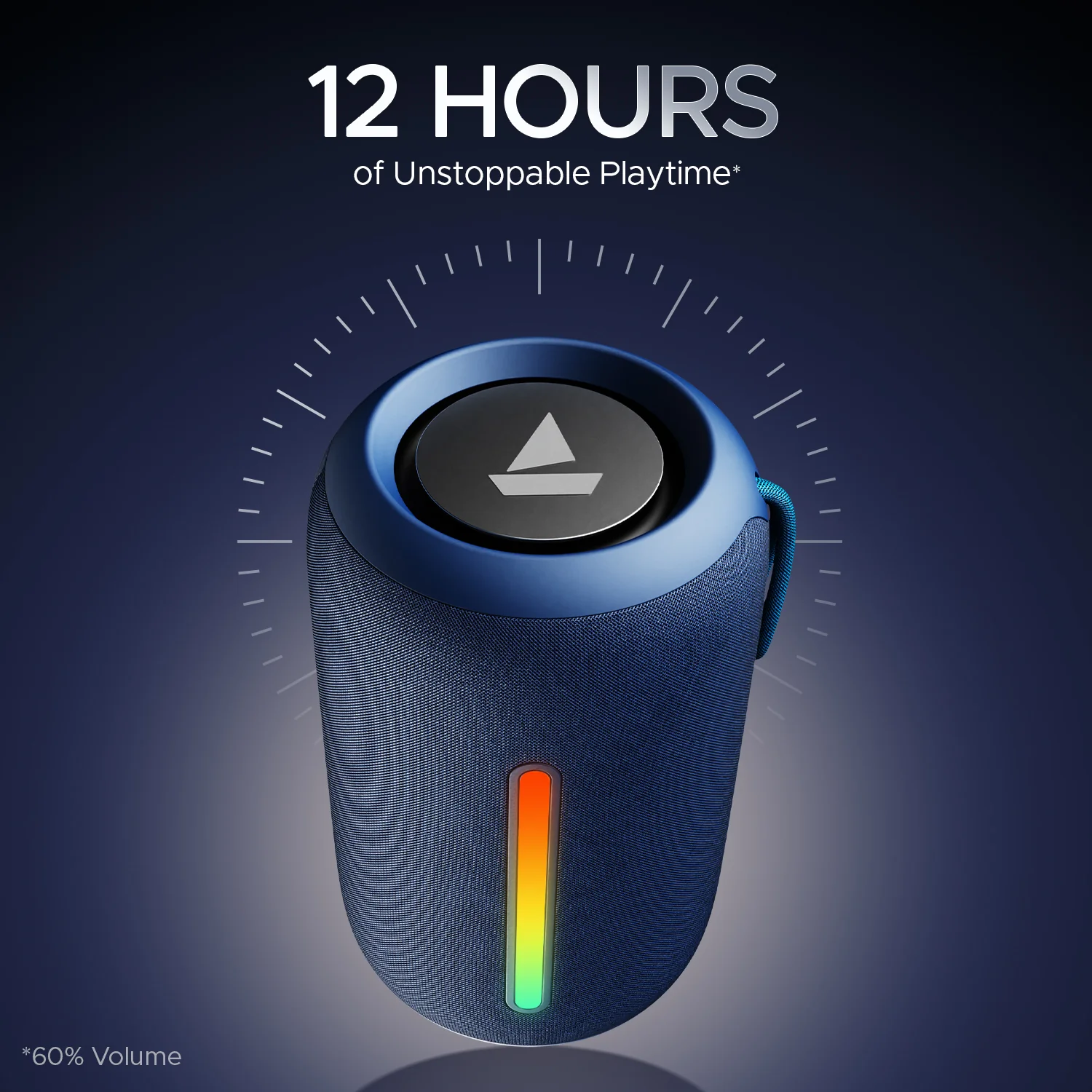 boAt Stone 352 Pro | Portable Bluetooth Speaker with 14W boAt Signature Sound, RGB LED Design, 12 Hours Playback - Image 11