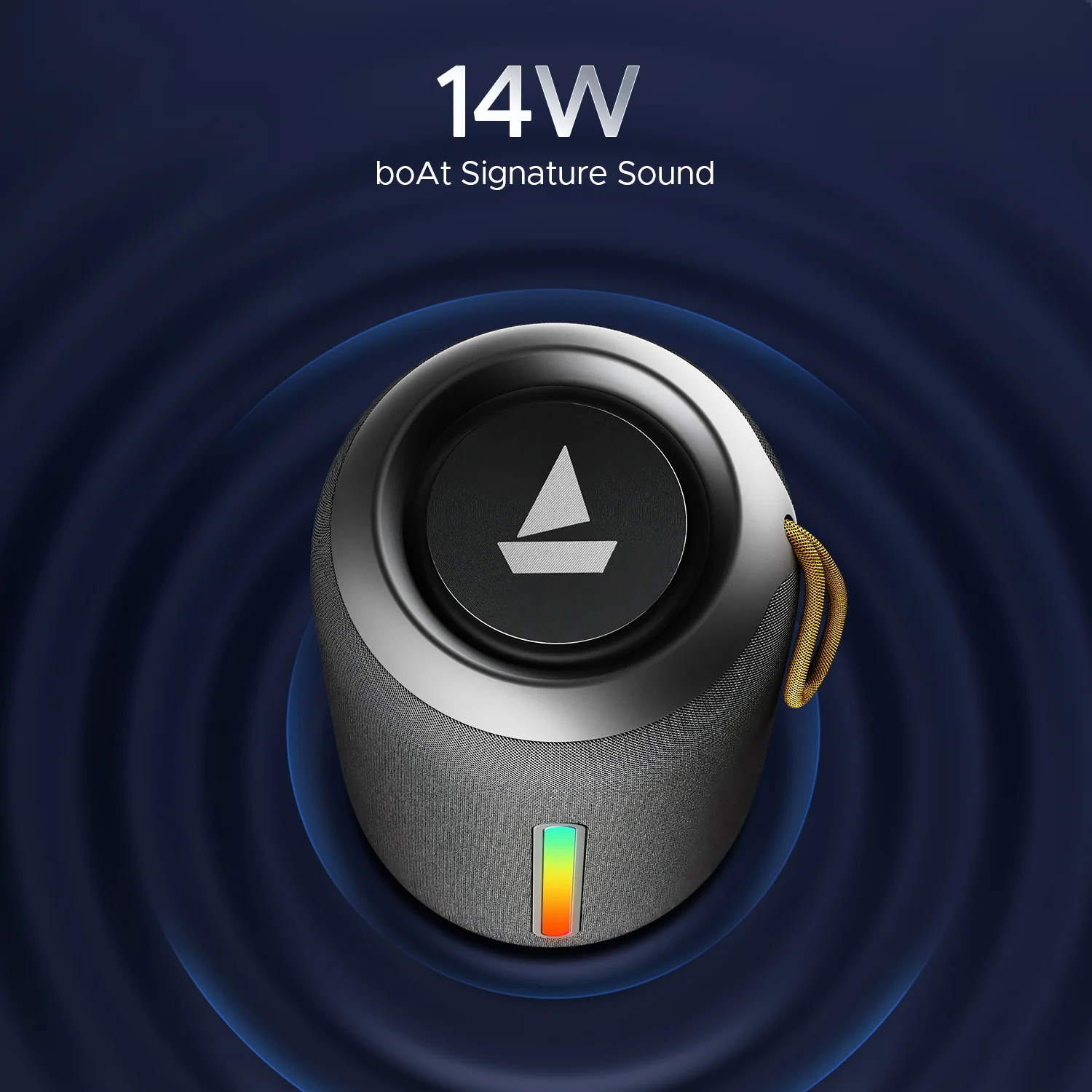 boAt Stone 352 Pro | Portable Bluetooth Speaker with 14W boAt Signature Sound, RGB LED Design, 12 Hours Playback - Image 19