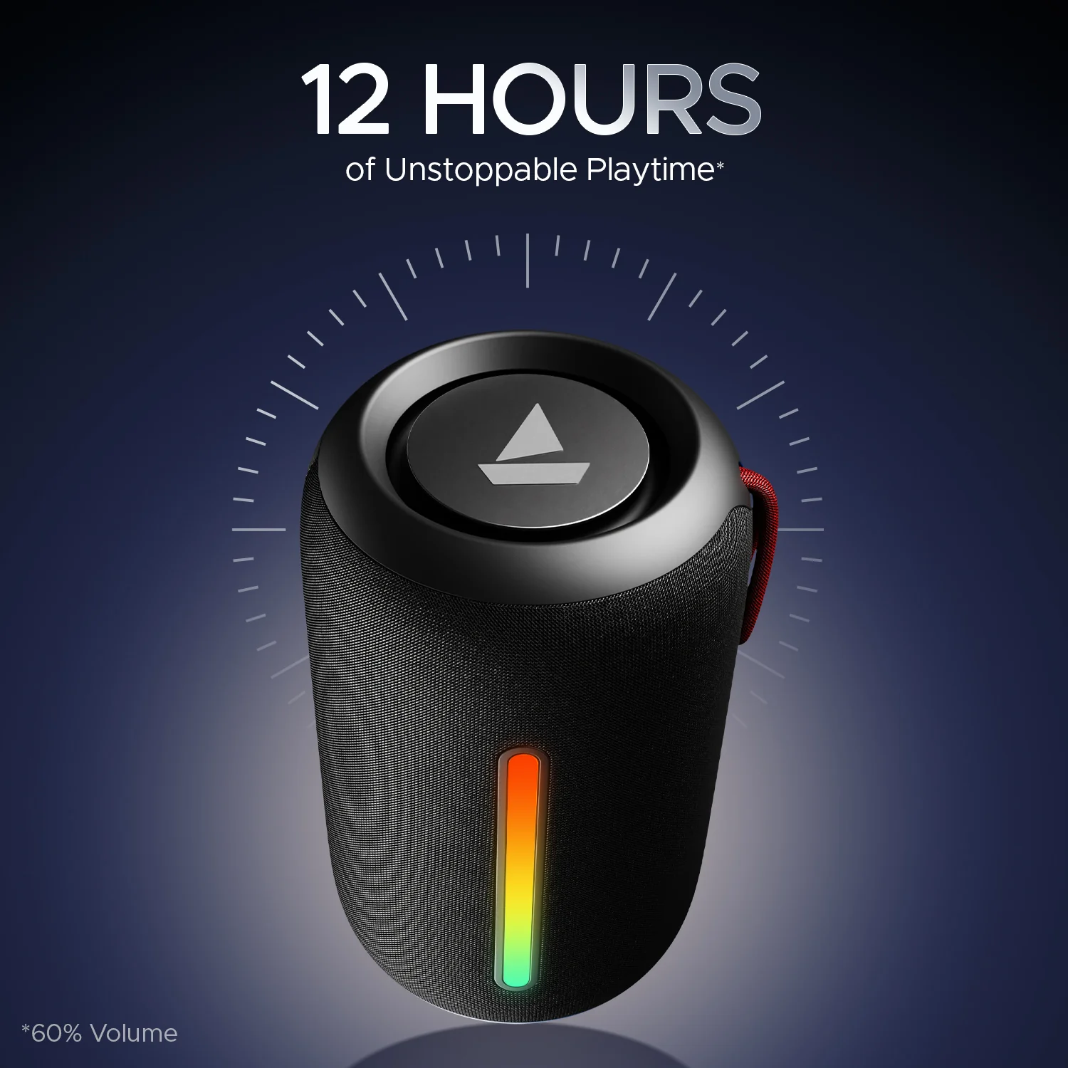 boAt Stone 352 Pro | Portable Bluetooth Speaker with 14W boAt Signature Sound, RGB LED Design, 12 Hours Playback - Image 4