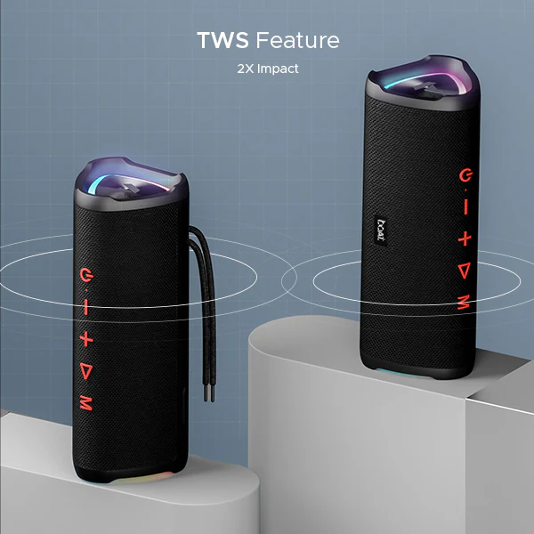 boAt Stone 750 | Portable Bluetooth Speaker with 12W RMS Stereo Sound, 12 Hours Playback, Bluetooth v5.0 - Image 12