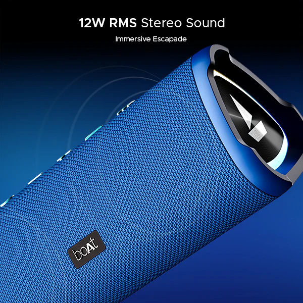 boAt Stone 750 | Portable Bluetooth Speaker with 12W RMS Stereo Sound, 12 Hours Playback, Bluetooth v5.0 - Image 14