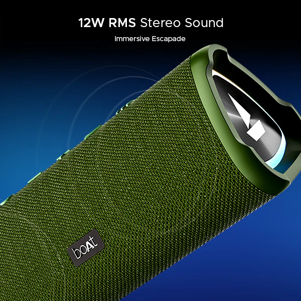 boAt Stone 750 | Portable Bluetooth Speaker with 12W RMS Stereo Sound, 12 Hours Playback, Bluetooth v5.0 - Image 4