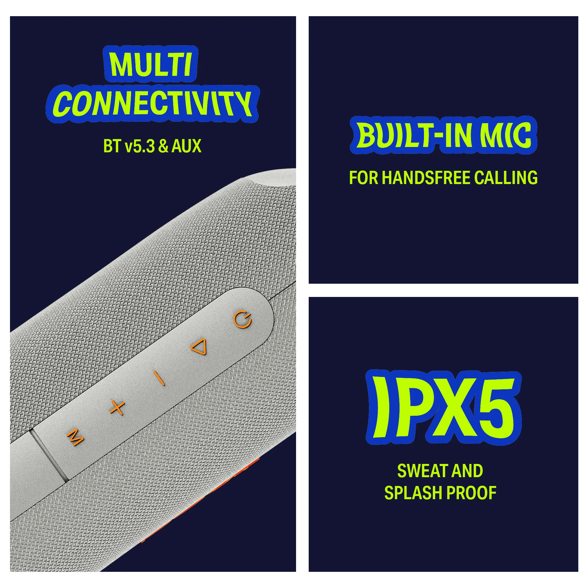 boAt Stone Arc Pro | Portable Bluetooth Speaker with 25W Sound, 12H Playback & RGB LEDs - Image 16