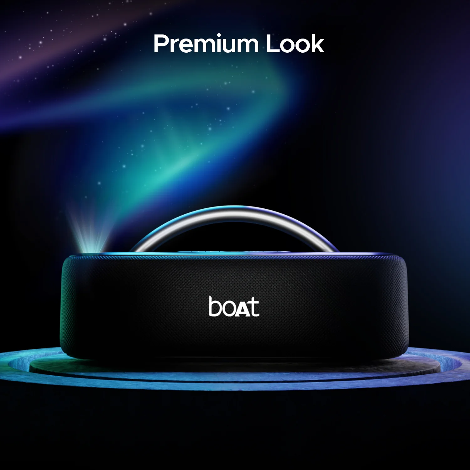 boAt Stone Lumos | Portable Bluetooth Speaker with 60W boAt Signature Sound, Hearables App Support, LED Projection Show - Image 8