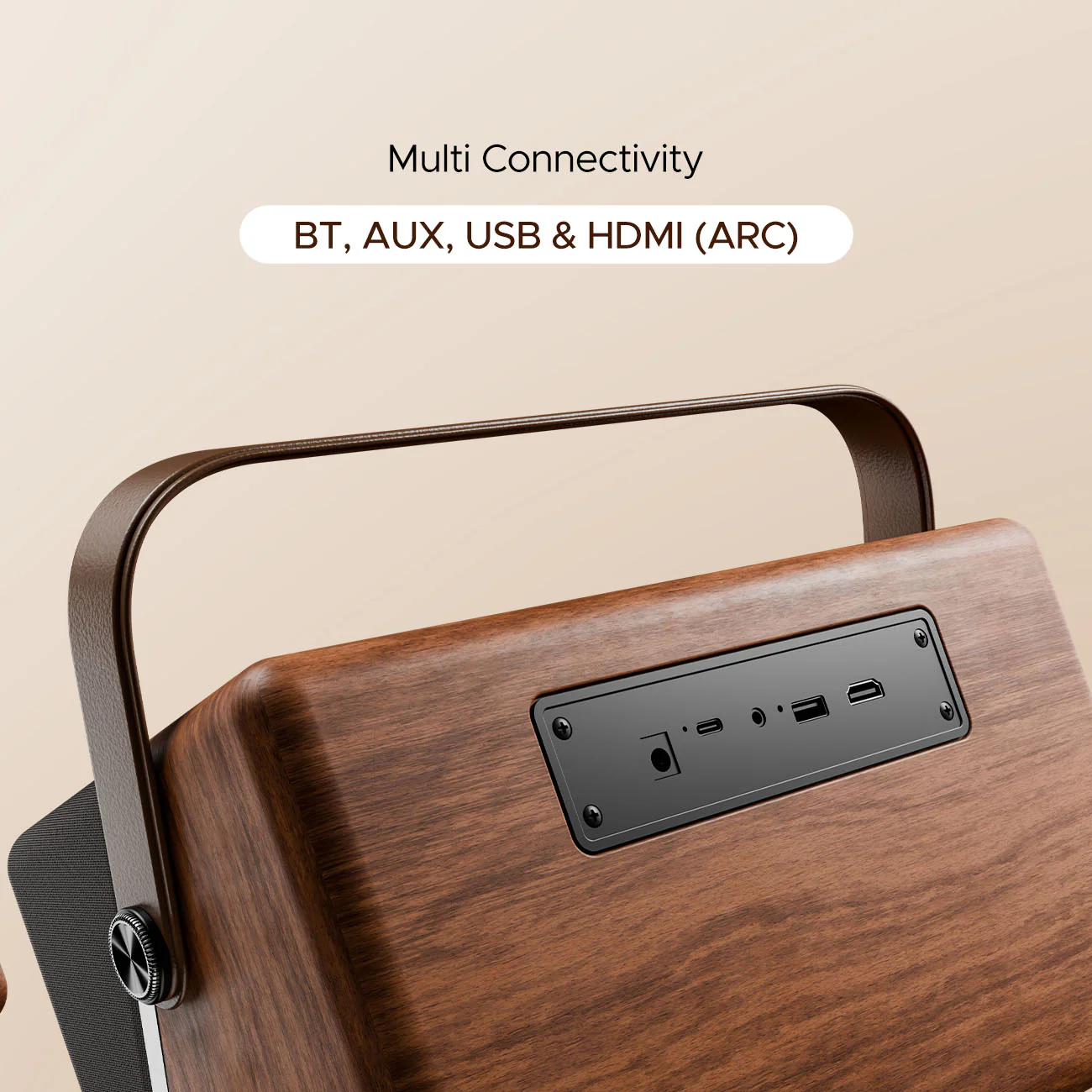boAt Stone Majestic | Portable Bluetooth Speaker with 90W boAt Signature Sound, 6 Hours Playback, Dual Full Range Drivers - Image 6