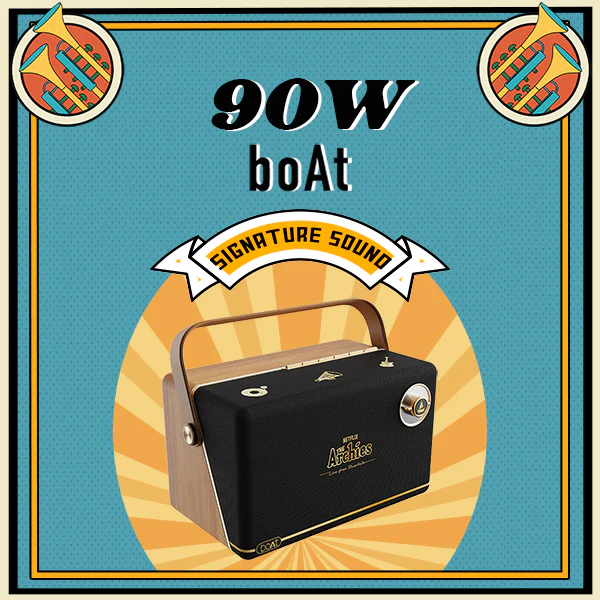 boAt Stone Majestic Riverdale Rocker | Portable Bluetooth Speaker with 90W boAt Signature Sound, 6 Hours Playback, Dual Full Range Drivers - Image 7