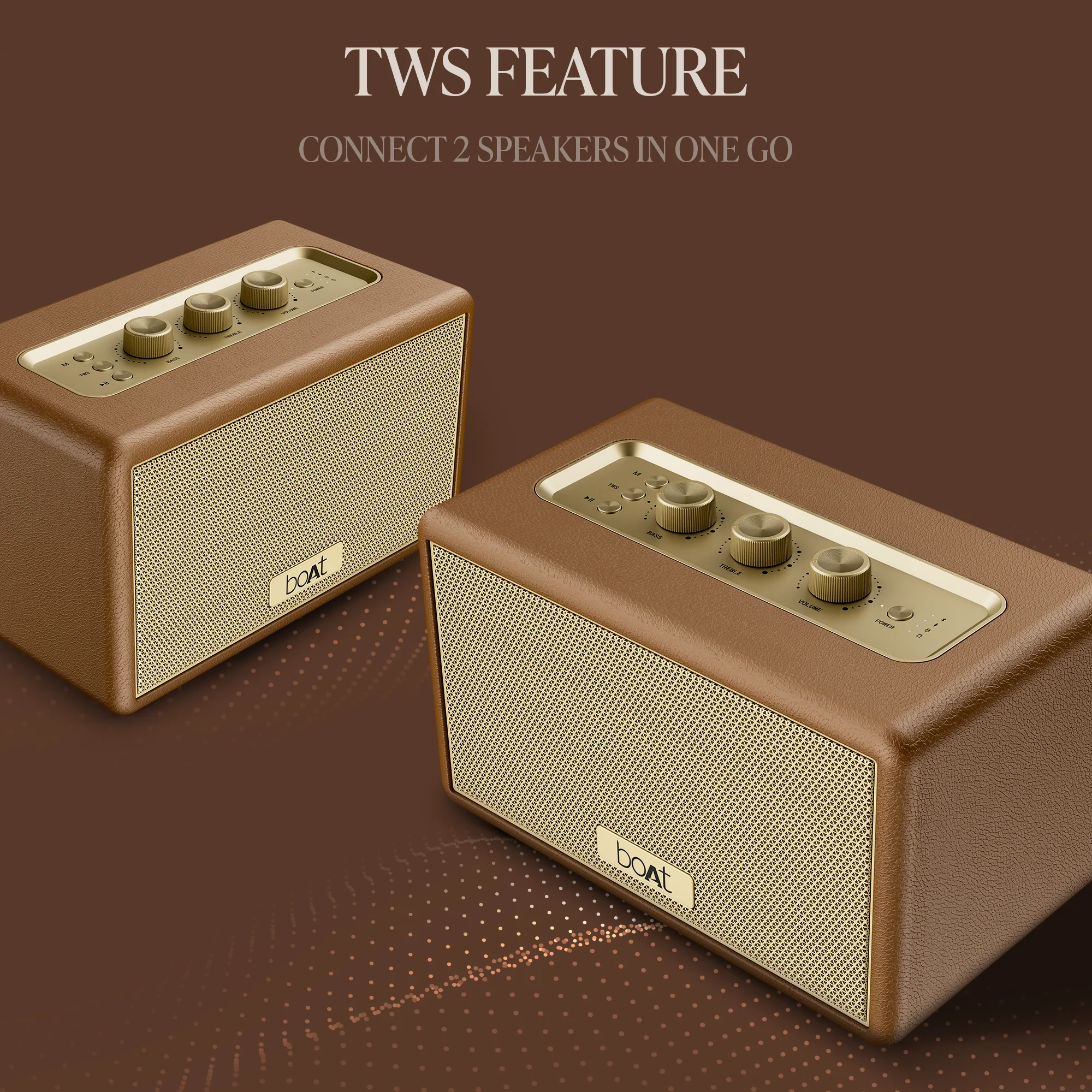 boAt Stone Opus | Portable Bluetooth Speaker with 80W boAt Signature Sound, Built-in Subwoofer, 12 Hours Playback - Image 10
