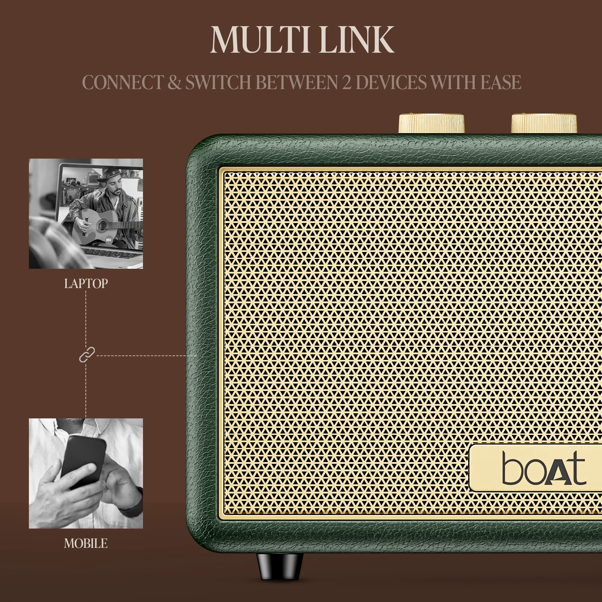 boAt Stone Opus | Portable Bluetooth Speaker with 80W boAt Signature Sound, Built-in Subwoofer, 12 Hours Playback - Image 19