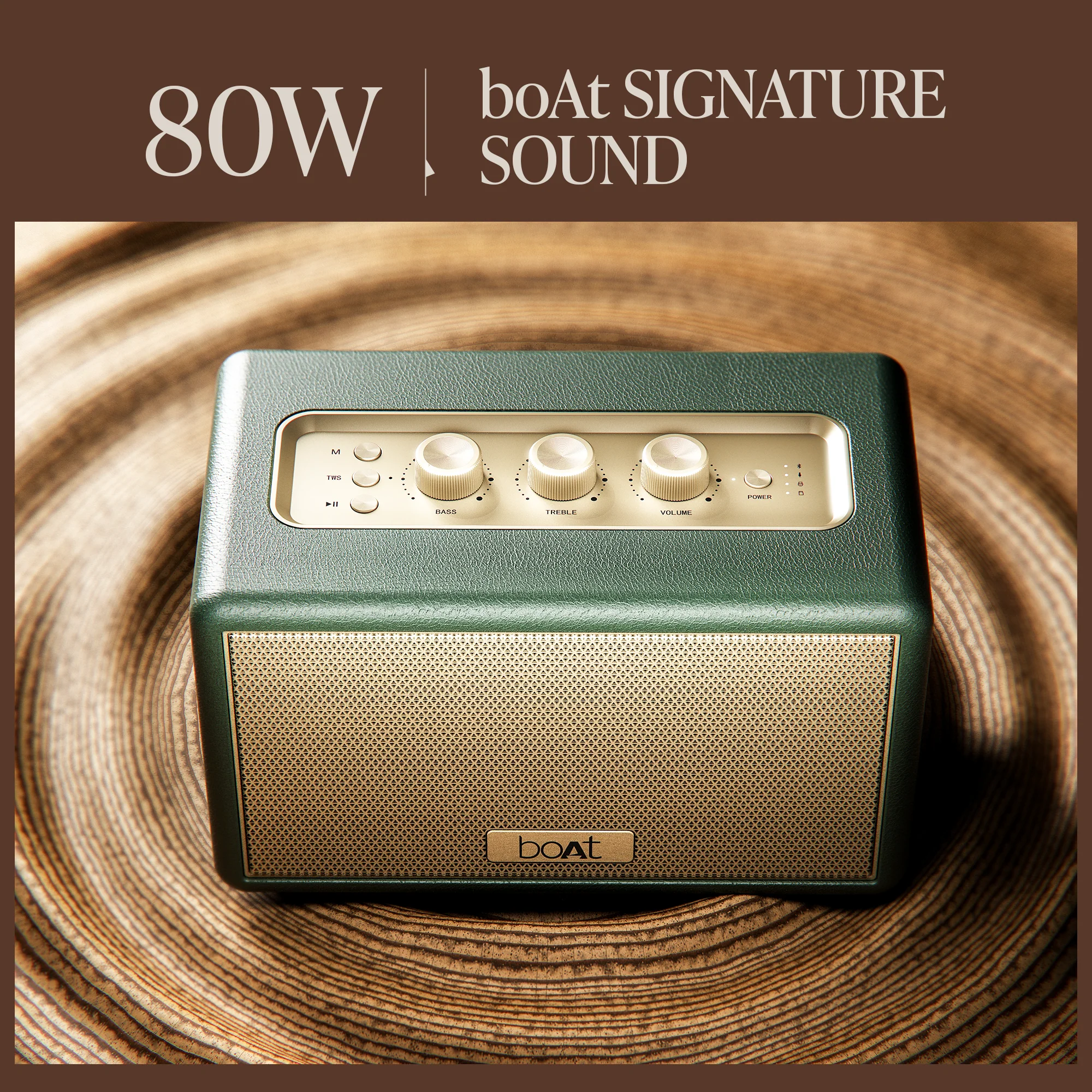boAt Stone Opus | Portable Bluetooth Speaker with 80W boAt Signature Sound, Built-in Subwoofer, 12 Hours Playback - Image 21