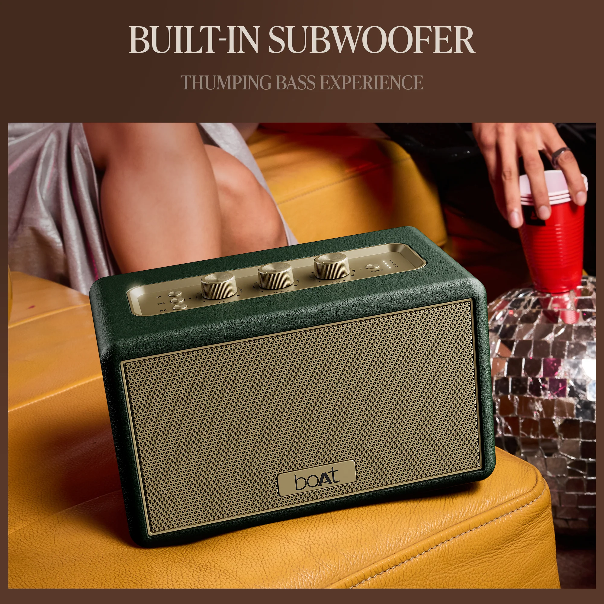 boAt Stone Opus | Portable Bluetooth Speaker with 80W boAt Signature Sound, Built-in Subwoofer, 12 Hours Playback - Image 23