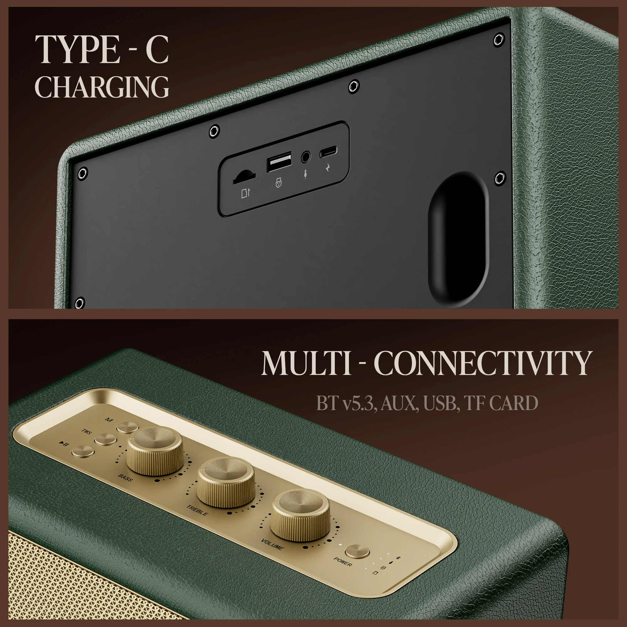 boAt Stone Opus | Portable Bluetooth Speaker with 80W boAt Signature Sound, Built-in Subwoofer, 12 Hours Playback - Image 25