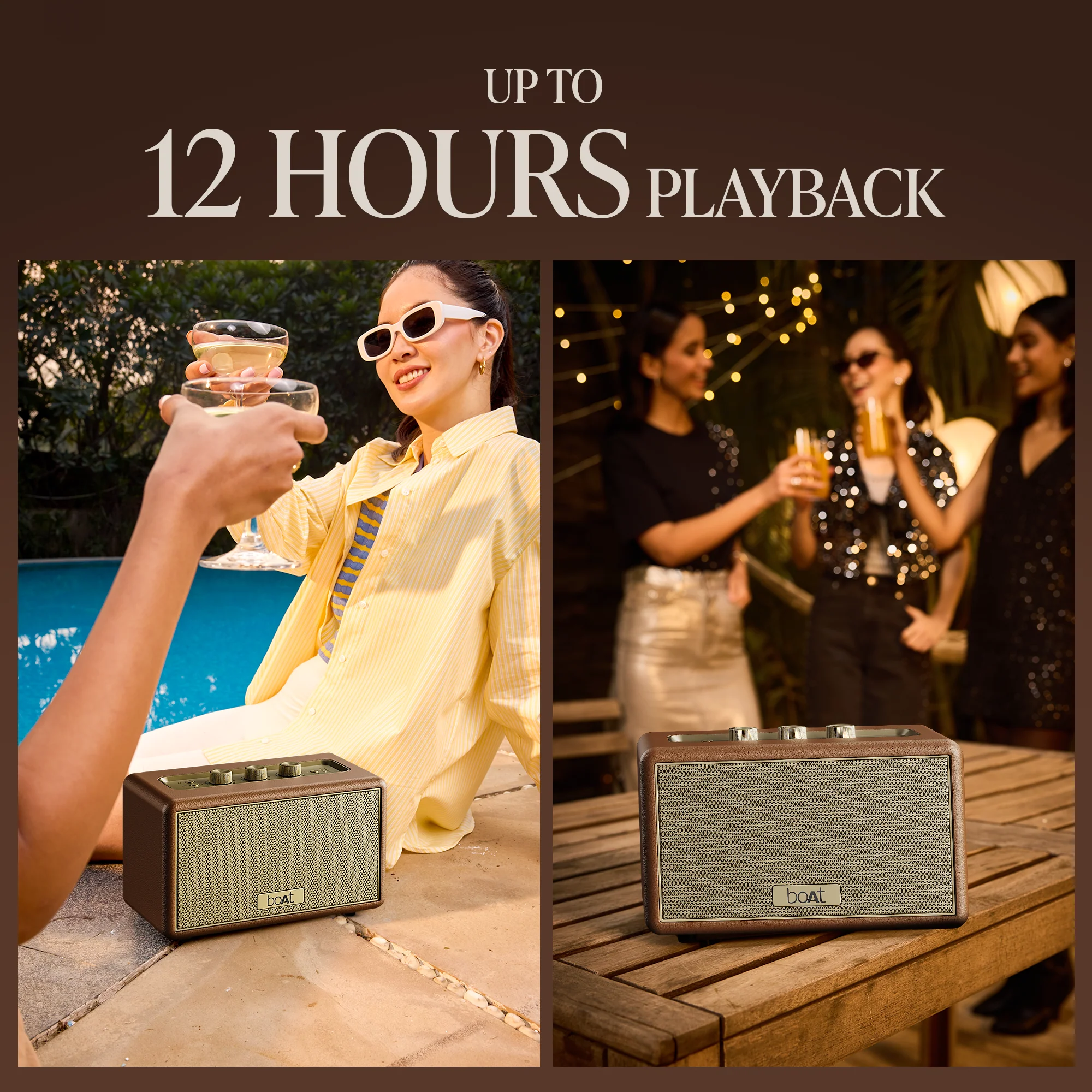 boAt Stone Opus | Portable Bluetooth Speaker with 80W boAt Signature Sound, Built-in Subwoofer, 12 Hours Playback - Image 5