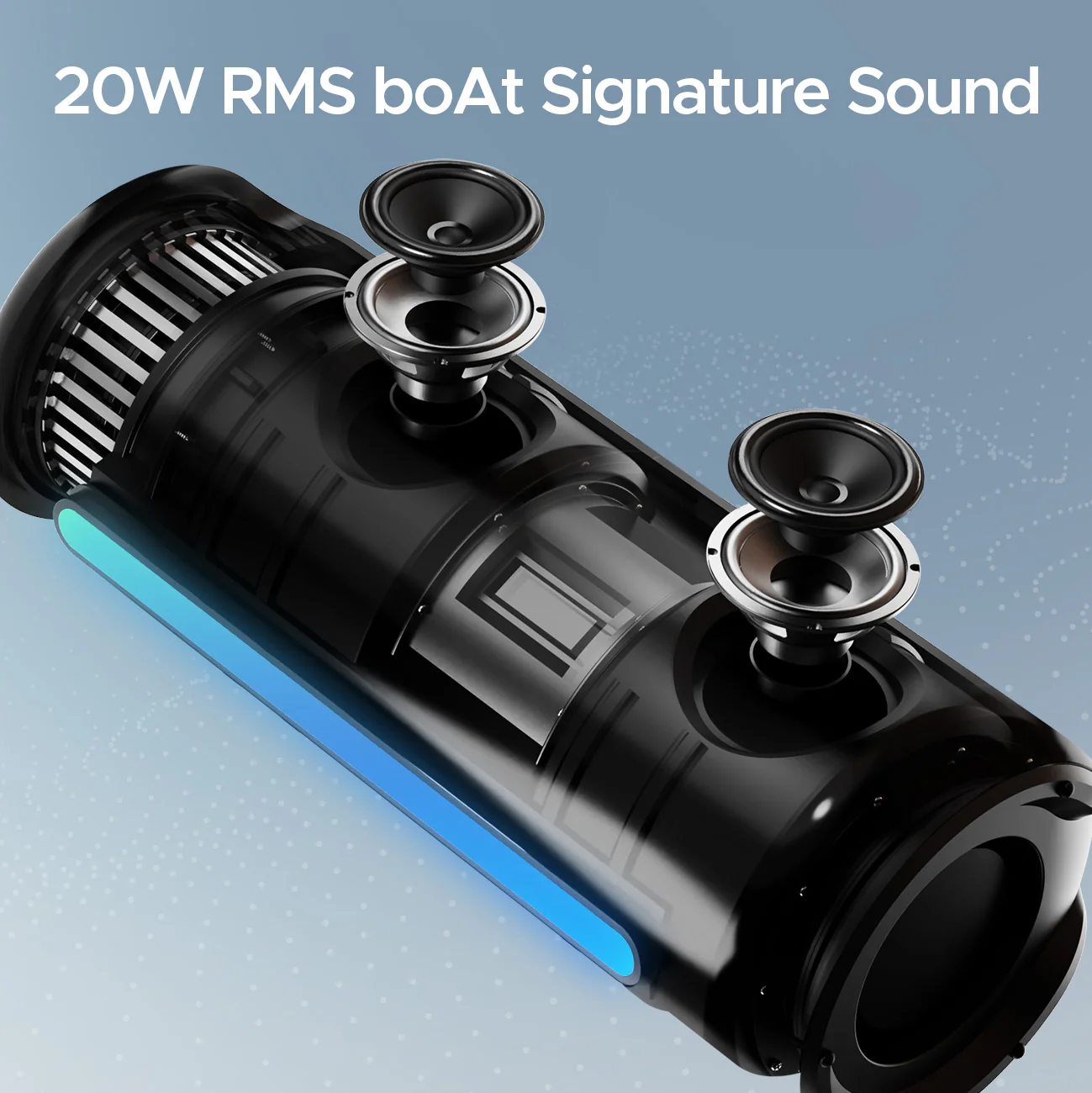 boAt Stone Spinx Pro | Portable Speaker with 20W RMS Sound, 8 Hours Playback, Bluetooth v5.0, Dynamic RGB Lights, IPX4 Rating - Image 7