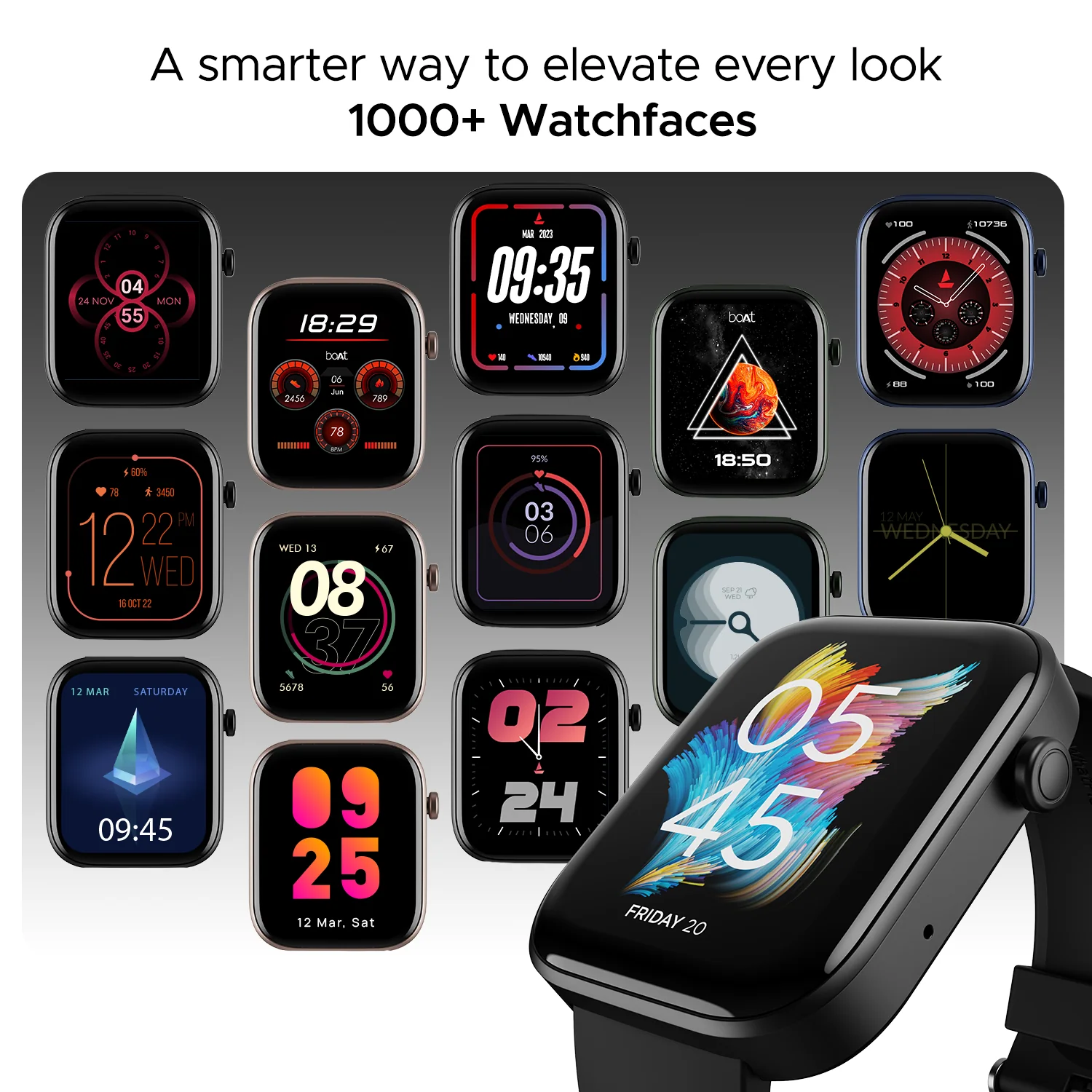 boAt Storm Call 2 | Smartwatch with Bluetooth Calling, 1.83" (4.64cm) HD Display, 700 + Active modes, 1000+ Watch Faces, Crest OS+ - Image 14