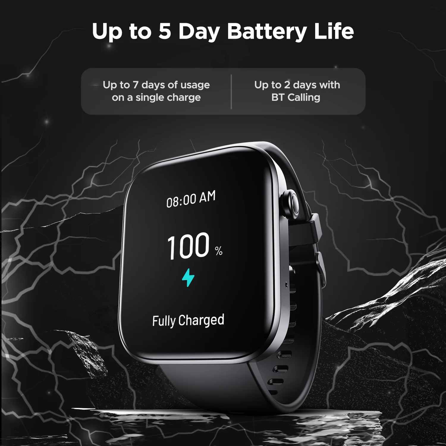 boAt Storm Call 2 | Smartwatch with Bluetooth Calling, 1.83" (4.64cm) HD Display, 700 + Active modes, 1000+ Watch Faces, Crest OS+ - Image 16