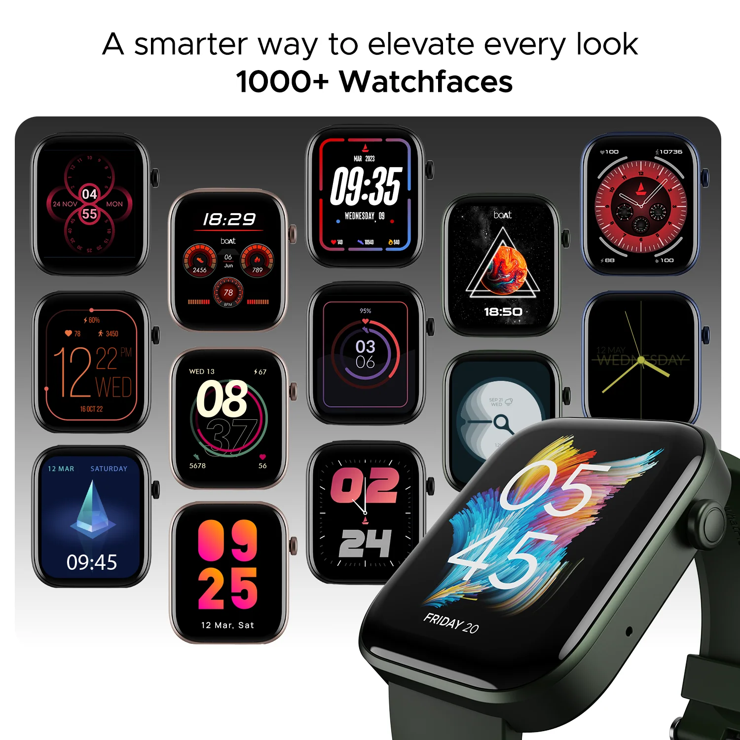 boAt Storm Call 2 | Smartwatch with Bluetooth Calling, 1.83" (4.64cm) HD Display, 700 + Active modes, 1000+ Watch Faces, Crest OS+ - Image 17