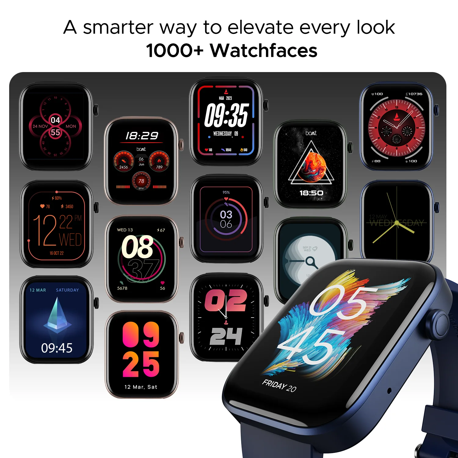 boAt Storm Call 2 | Smartwatch with Bluetooth Calling, 1.83" (4.64cm) HD Display, 700 + Active modes, 1000+ Watch Faces, Crest OS+ - Image 24