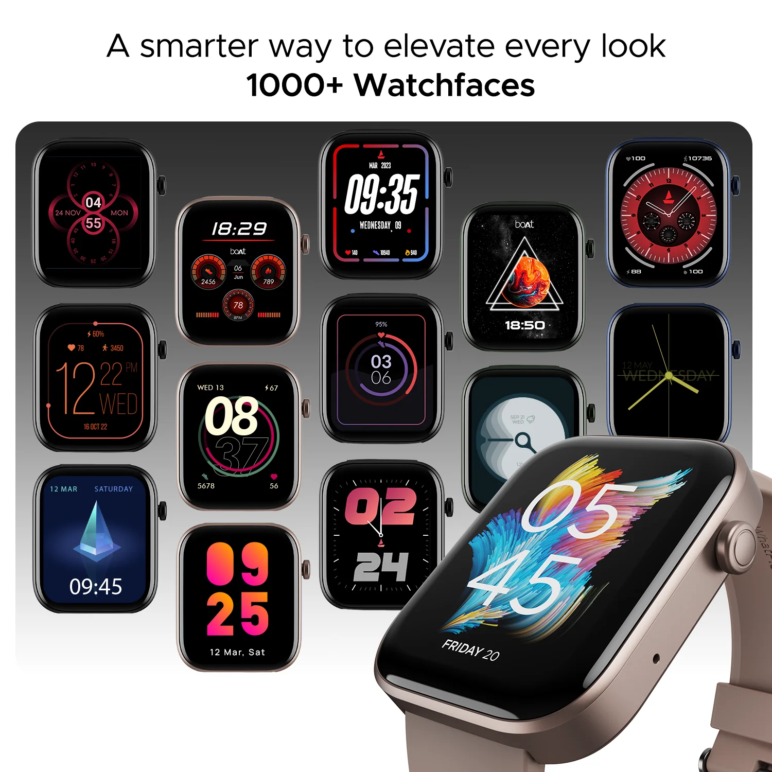 boAt Storm Call 2 | Smartwatch with Bluetooth Calling, 1.83" (4.64cm) HD Display, 700 + Active modes, 1000+ Watch Faces, Crest OS+ - Image 27