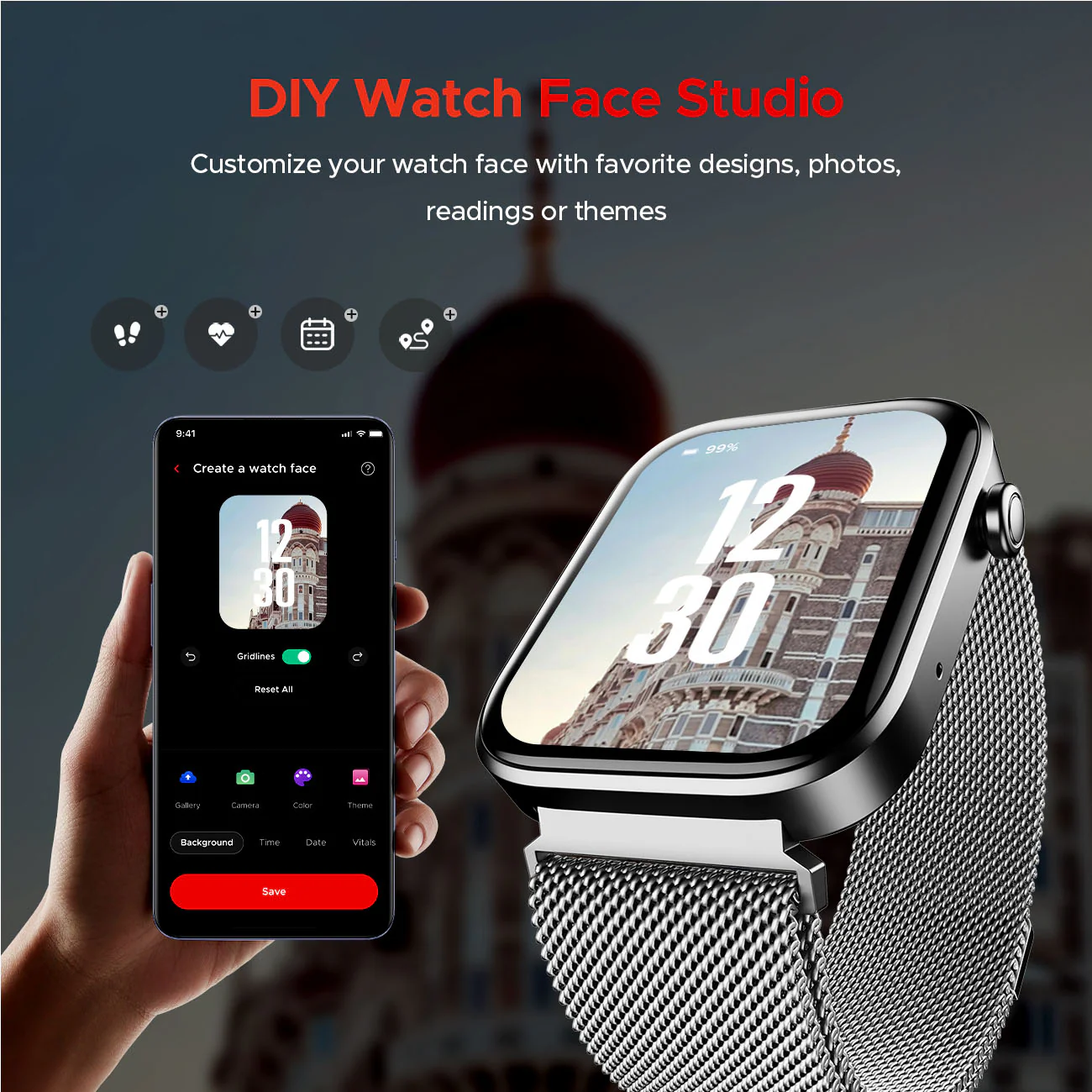 boAt Storm Call 3 | Smartwatch with built-in Map Navigation, 1.83" HD Display, BT Calling, 700+ Activity Modes, SOS Feature - Image 16
