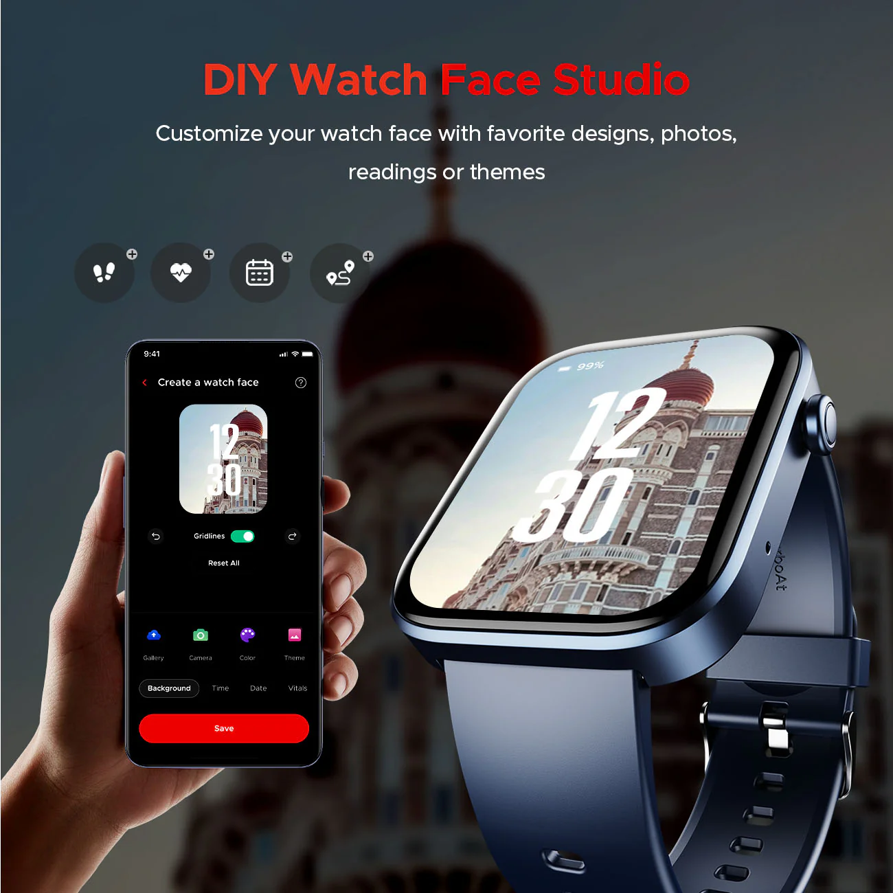 boAt Storm Call 3 | Smartwatch with built-in Map Navigation, 1.83" HD Display, BT Calling, 700+ Activity Modes, SOS Feature - Image 31