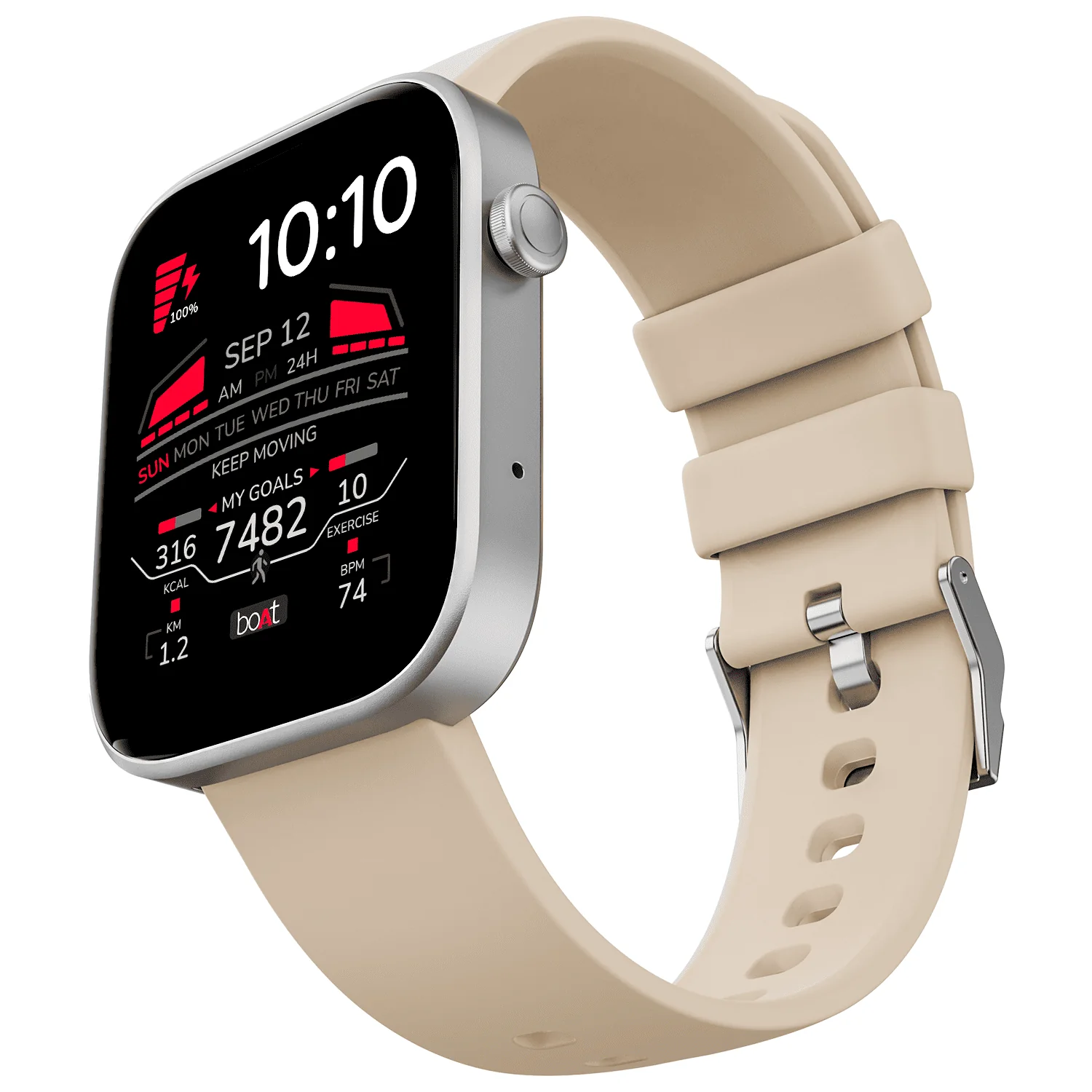 boAt Storm Call 3 | Smartwatch with built-in Map Navigation, 1.83" HD Display, BT Calling, 700+ Activity Modes, SOS Feature - Image 5