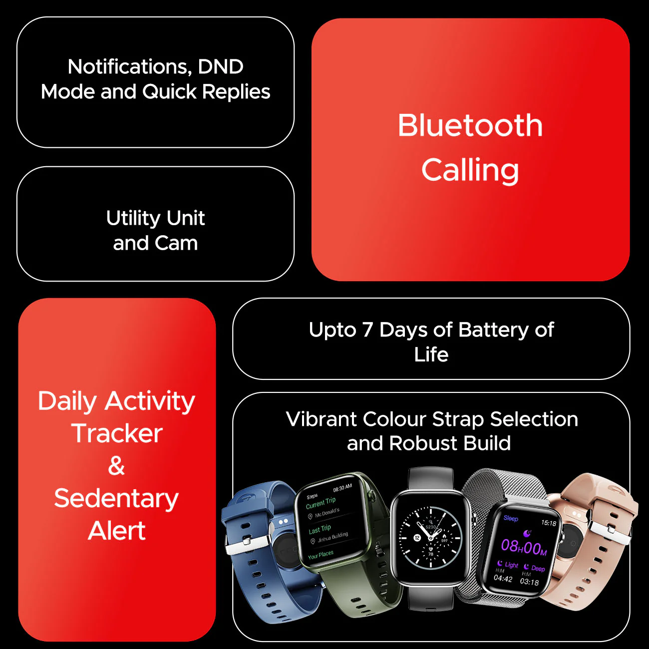 boAt Storm Call 3 | Smartwatch with built-in Map Navigation, 1.83" HD Display, BT Calling, 700+ Activity Modes, SOS Feature - Image 53