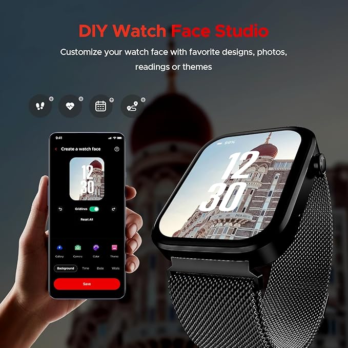 boAt Storm Call 3 | Smartwatch with built-in Map Navigation, 1.83" HD Display, BT Calling, 700+ Activity Modes, SOS Feature - Image 60