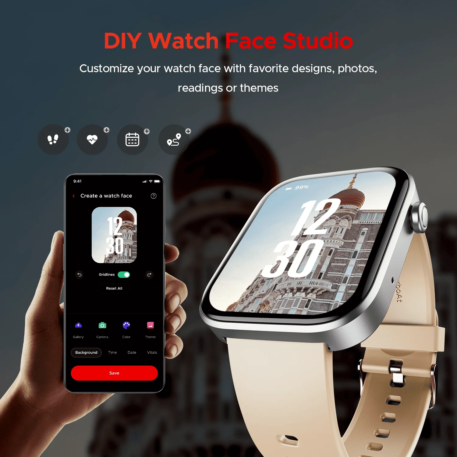 boAt Storm Call 3 | Smartwatch with built-in Map Navigation, 1.83" HD Display, BT Calling, 700+ Activity Modes, SOS Feature - Image 70