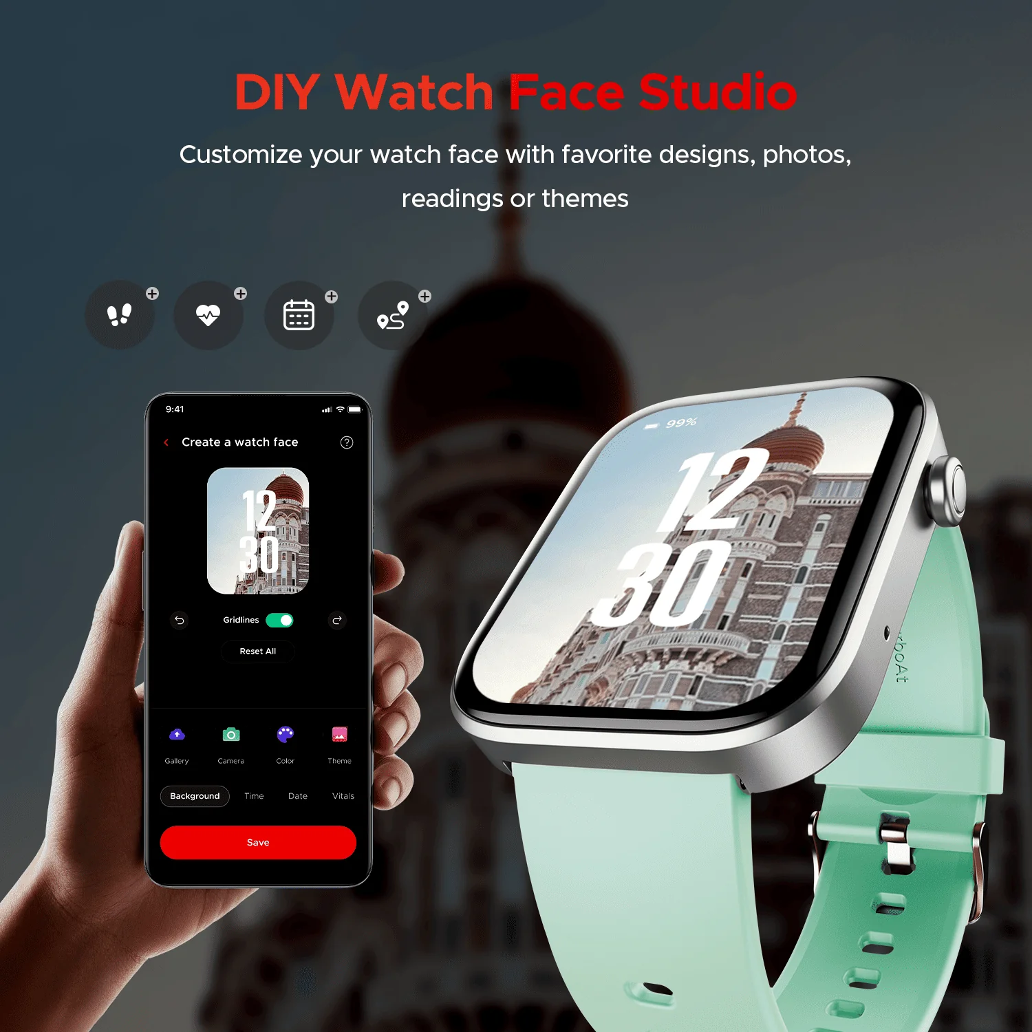 boAt Storm Call 3 | Smartwatch with built-in Map Navigation, 1.83" HD Display, BT Calling, 700+ Activity Modes, SOS Feature - Image 77