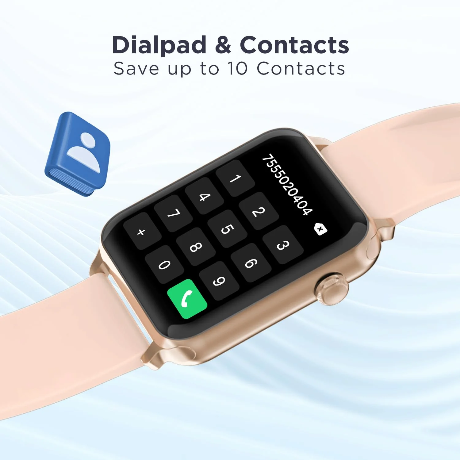 boAt Storm Call | Bluetooth Calling Smart Watch with 1.69" (4.29 cm) HD display, Super-Responsive Dialpad, 150+ Cloud Faces - Image 10