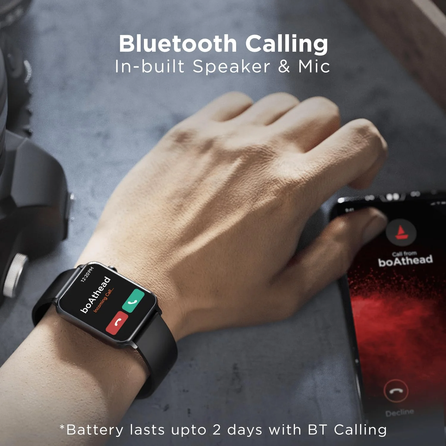 boAt Storm Call | Bluetooth Calling Smart Watch with 1.69" (4.29 cm) HD display, Super-Responsive Dialpad, 150+ Cloud Faces - Image 29