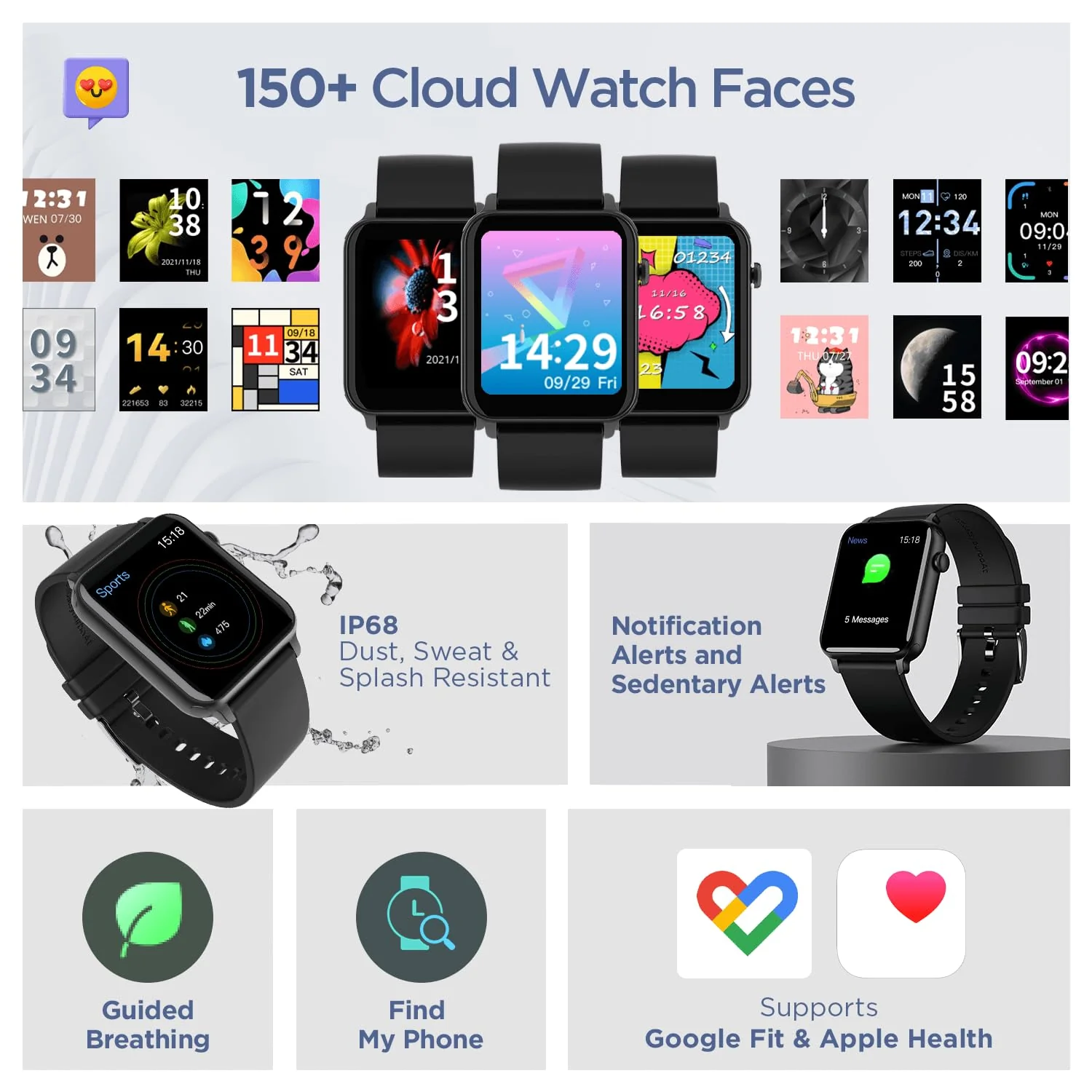 boAt Storm Call | Bluetooth Calling Smart Watch with 1.69" (4.29 cm) HD display, Super-Responsive Dialpad, 150+ Cloud Faces - Image 32