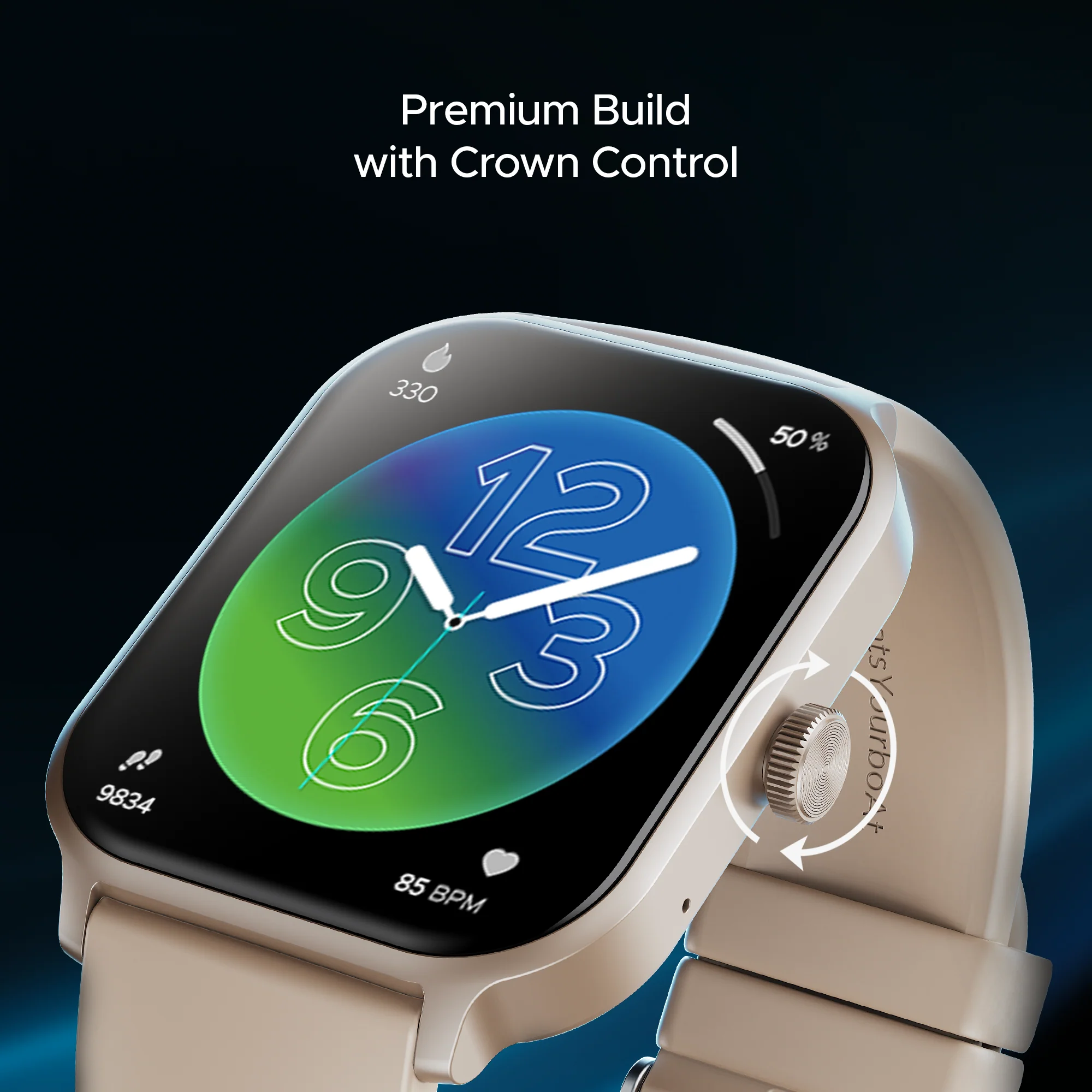 boAt Storm Call 3 Plus | Smartwatch with 1.96" HD Display, BT Calling, 700+ Activity Modes, SOS feature, Functional Crown - Image 11