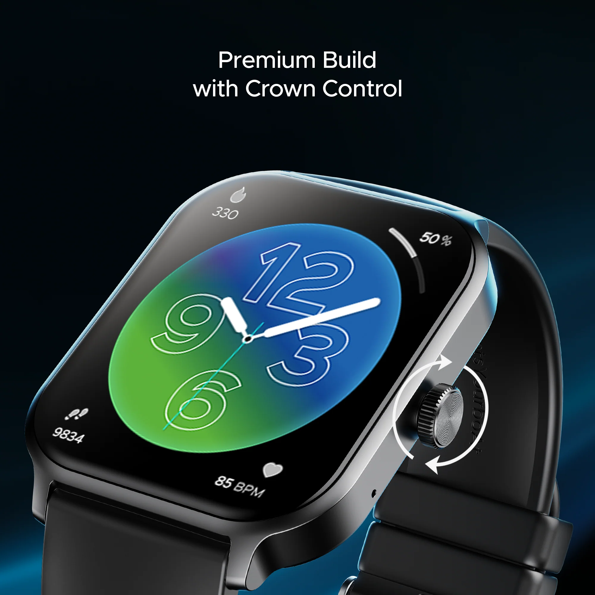 boAt Storm Call 3 Plus | Smartwatch with 1.96" HD Display, BT Calling, 700+ Activity Modes, SOS feature, Functional Crown - Image 27