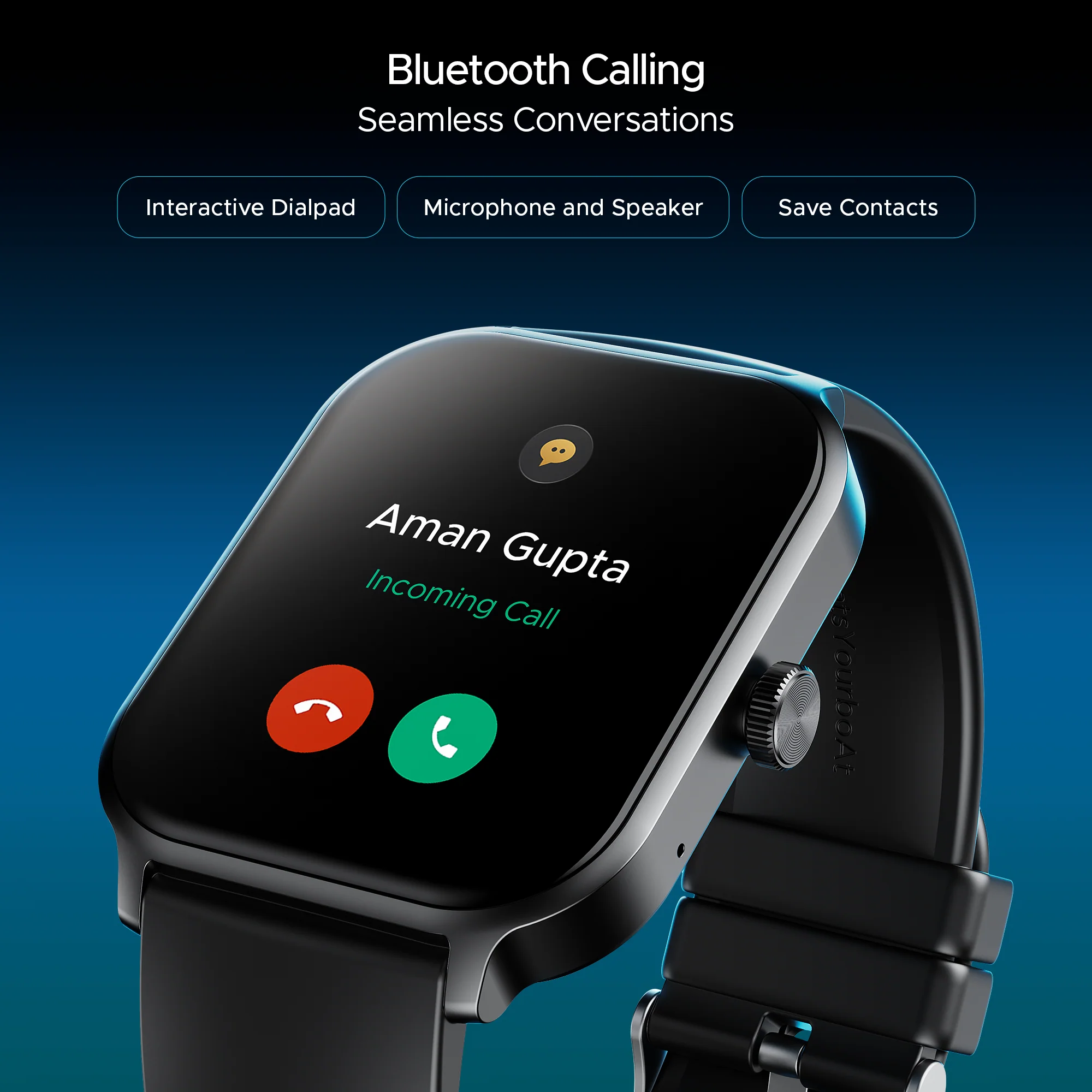 boAt Storm Call 3 Plus | Smartwatch with 1.96" HD Display, BT Calling, 700+ Activity Modes, SOS feature, Functional Crown - Image 29