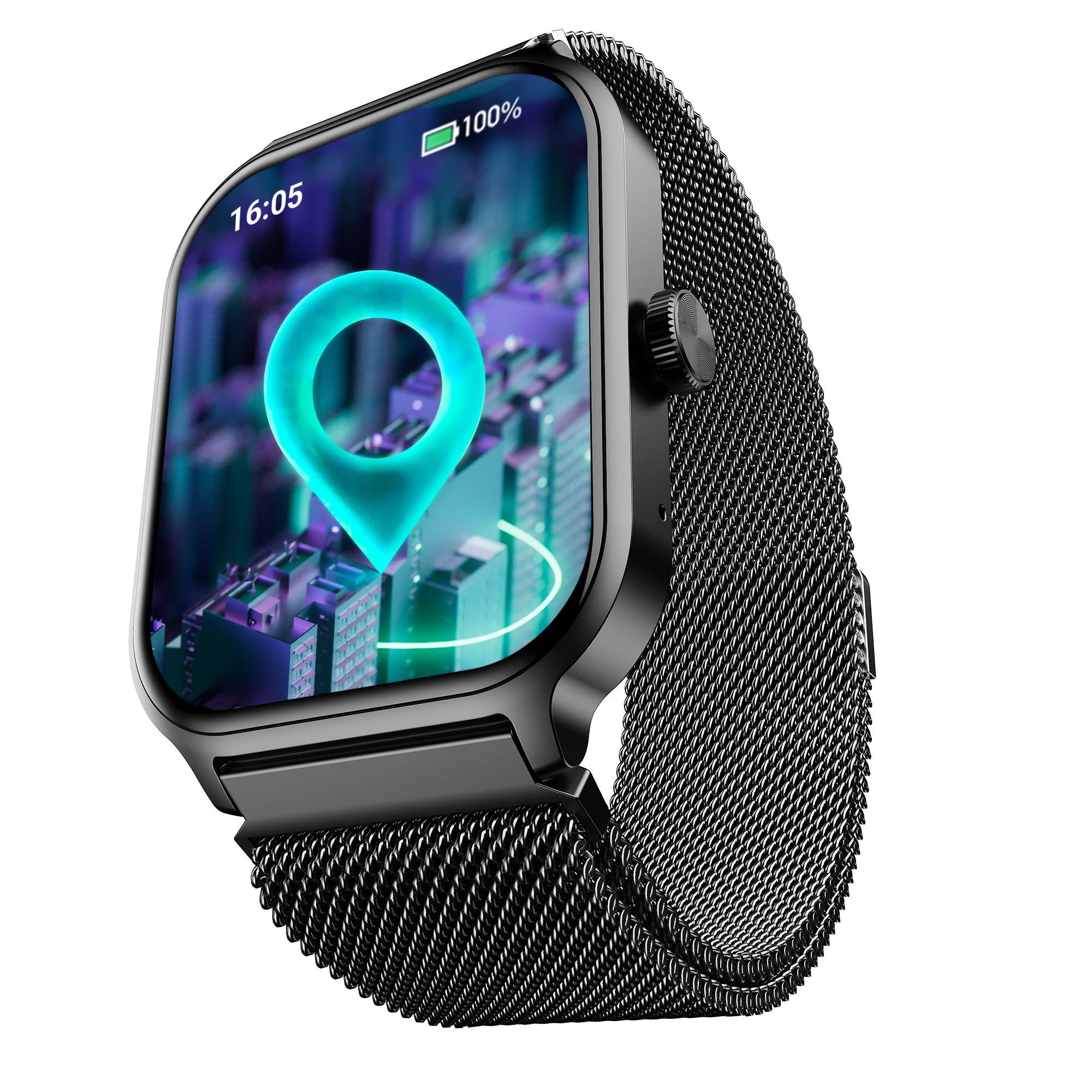boAt Storm Call 3 Plus | Smartwatch with 1.96" HD Display, BT Calling, 700+ Activity Modes, SOS feature, Functional Crown - Image 3